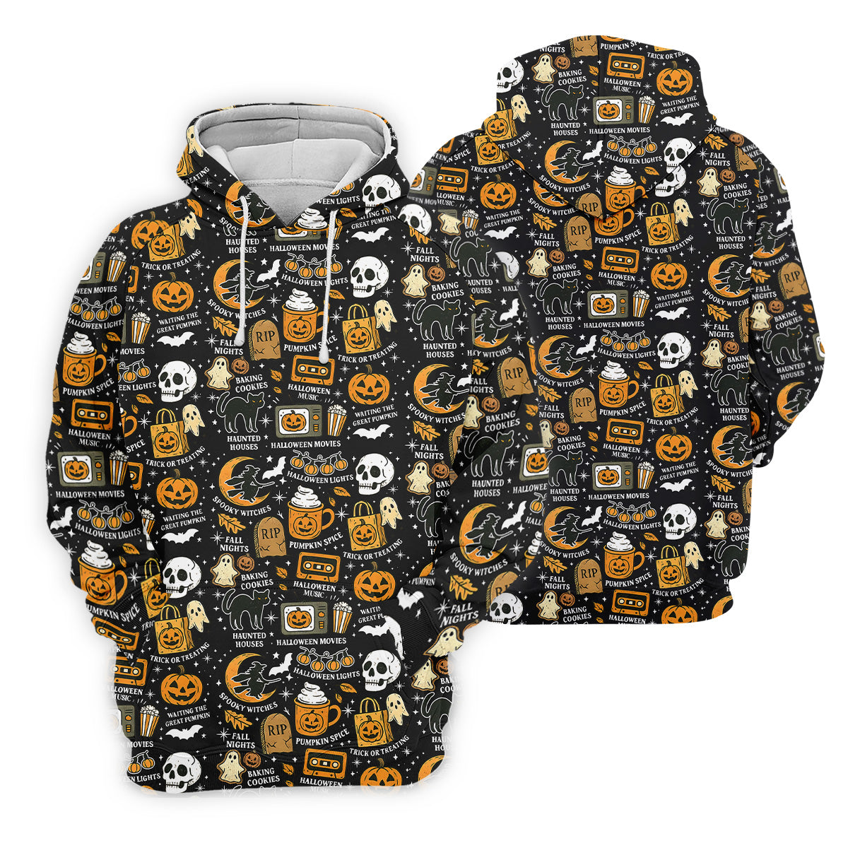 Vintage Halloween Spooky Witches Golf Polo Shirts, Halloween Theme Shirts, Ghost Pumpkin, Ladies Golf Shirts