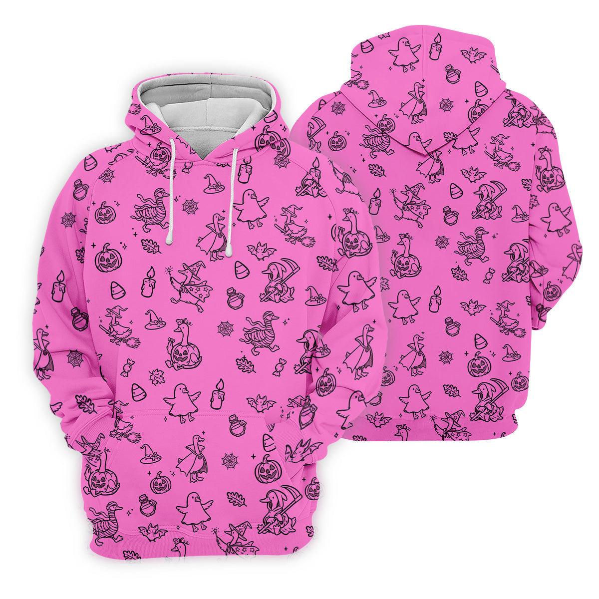 Goose Halloween, Doodle Pattern, Hot Pink Golf Shirt, Sleeveless Womens Golf Shirts, Women Golf Top, Ladies Golf Shirts
