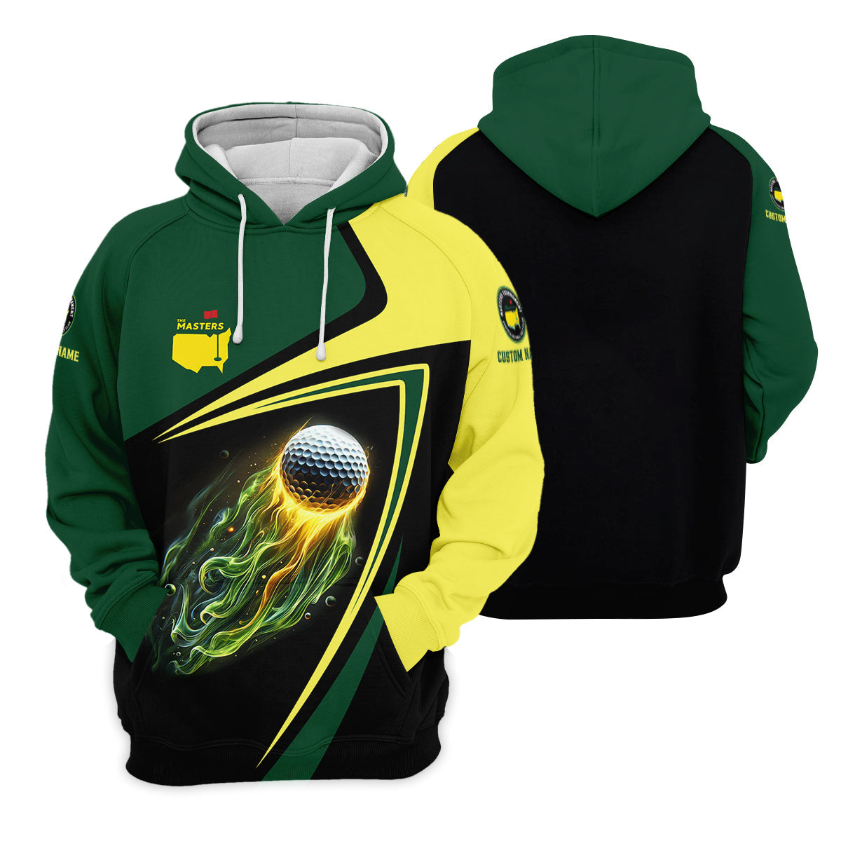 Custom Golf Ball Master Tournament Polo Shirt, Golfing Apparel, Mens Golf Gift, Funny Golf Polos