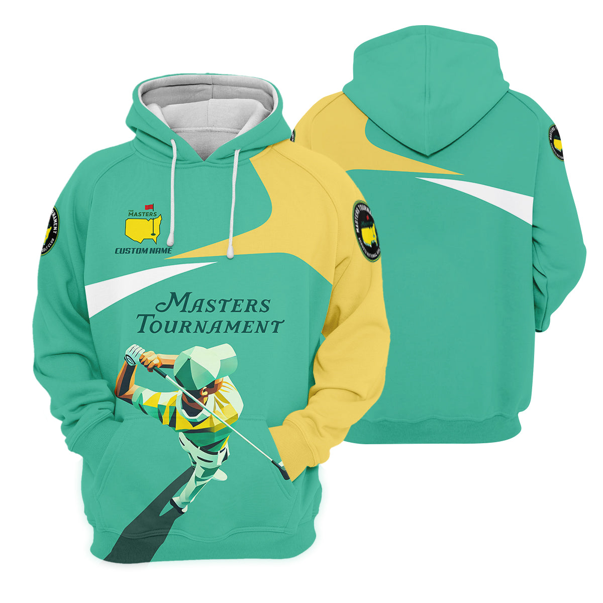 Master Tournament Custom Men's Golf Polo Shirt, Golf Gifts For Dad