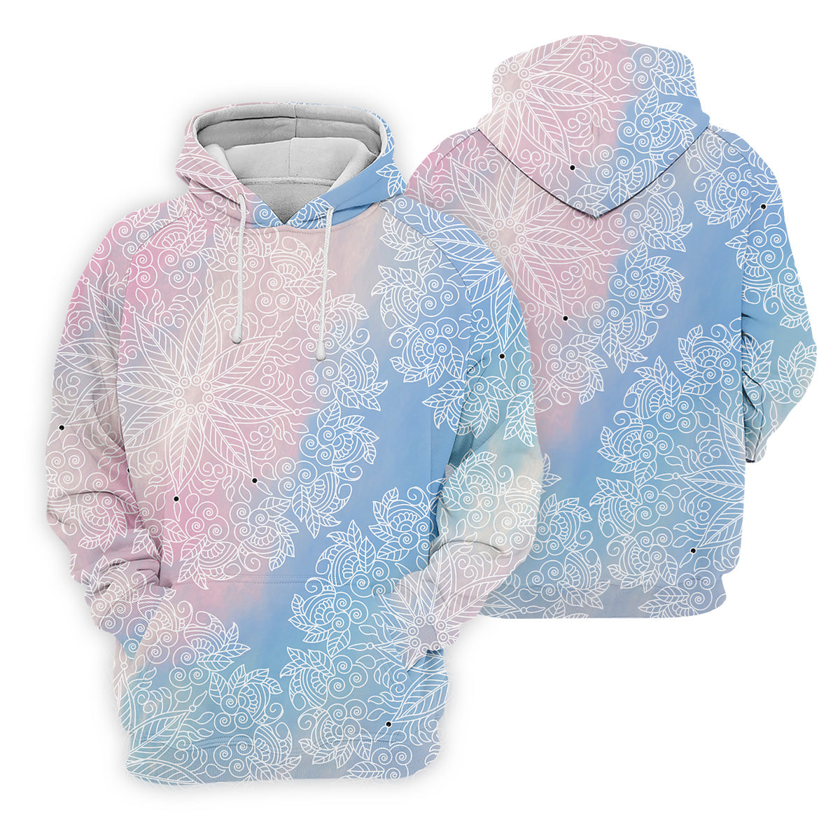 Mandala Pattern Men Golf Polo, Golf Gift Ideas For Him, Matching Golf Shirts, Golf Shirts For Men