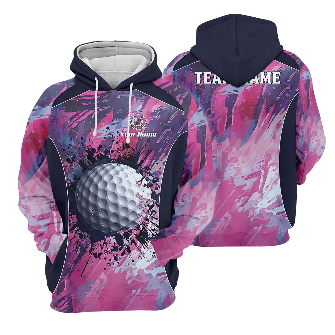 Colorful Golf Ball Custom Women Golf Polo Shirt, Golfing Apparel, Women Golf Gifts