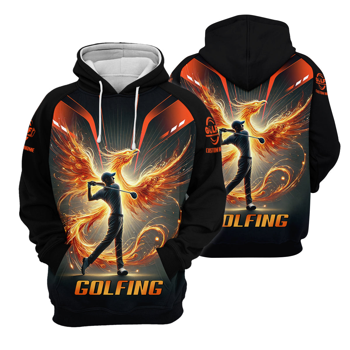 Custom Men's Golf Polo Shirt, Golfing Apparel, Golf Gifts For Men