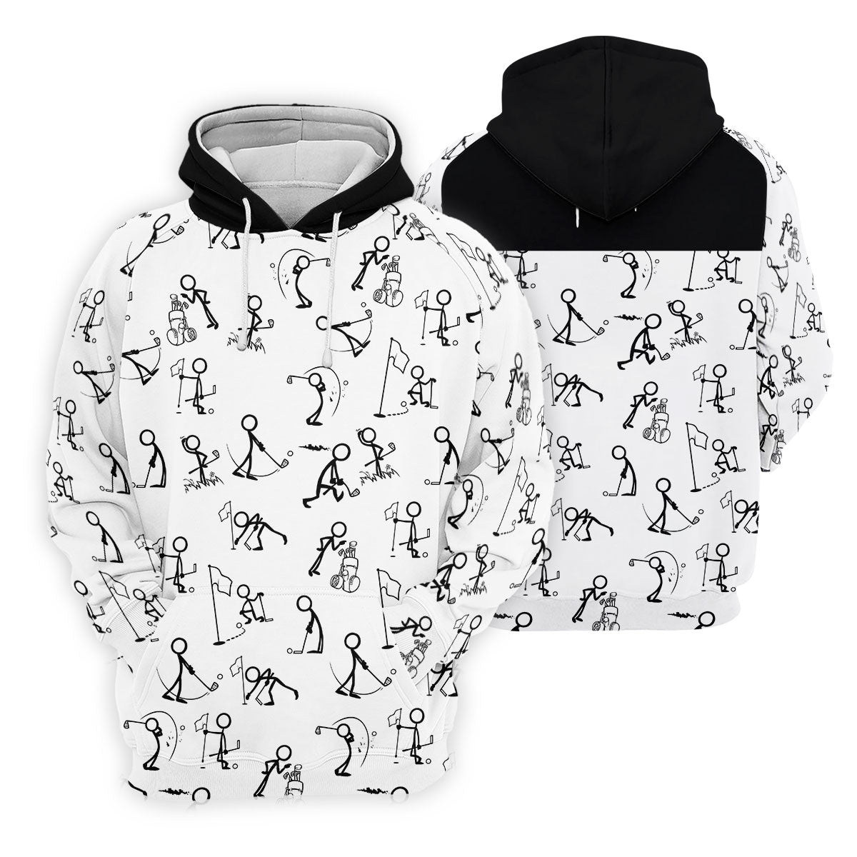 Personalized Funny Golf Shirts For Ladies, Black And White Golf Shirts, Golf Gifts For Ladies, Matching Golf Shirts