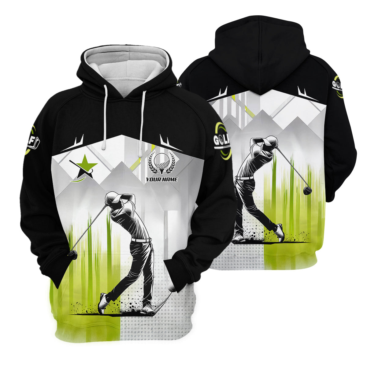 Pro Swing Men's Golf Polo Shirt, Golfers Gift, Mens Golf Gift