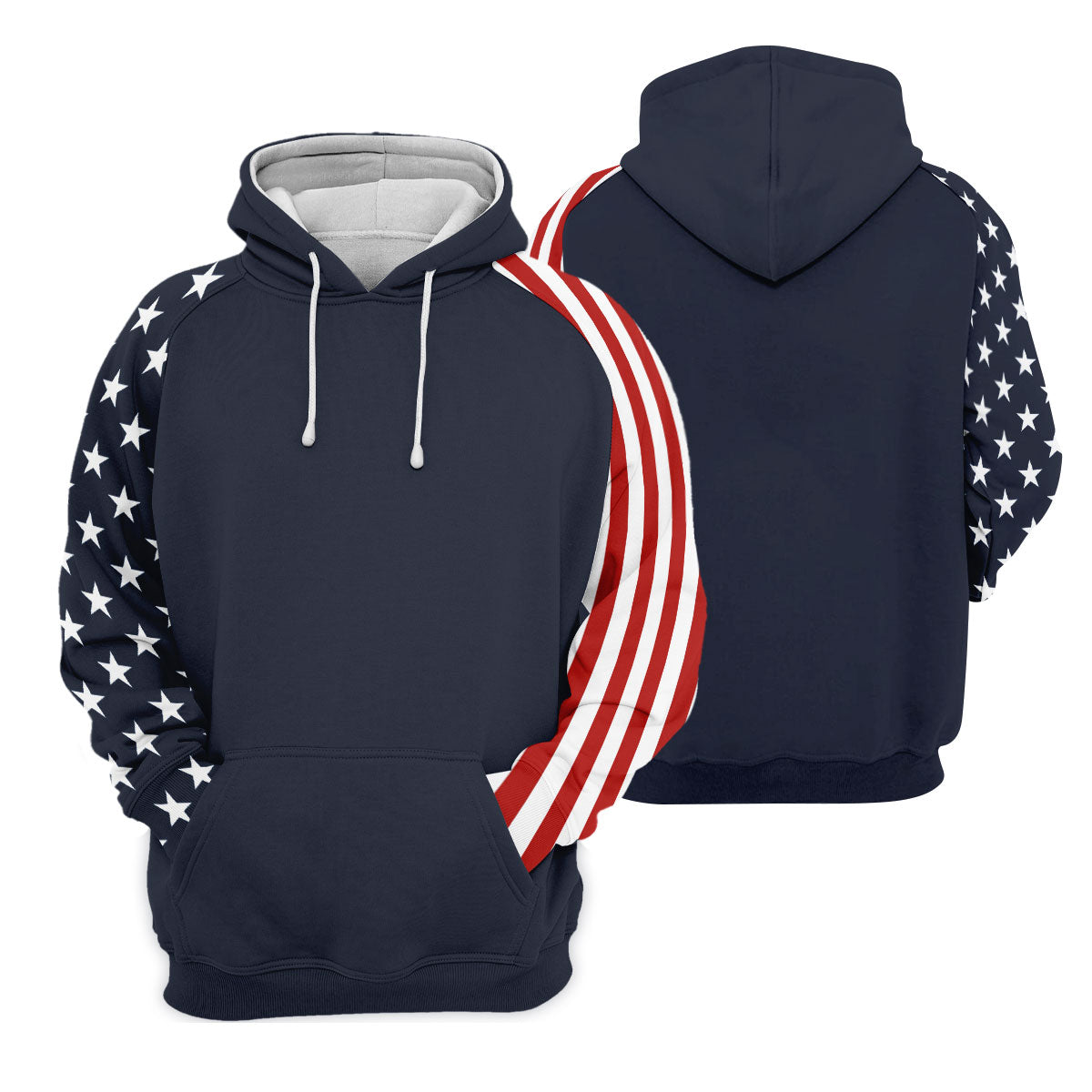 American Flag Golf Polo Shirt, Mens Golf Gift, Patriotic Golf Shirt