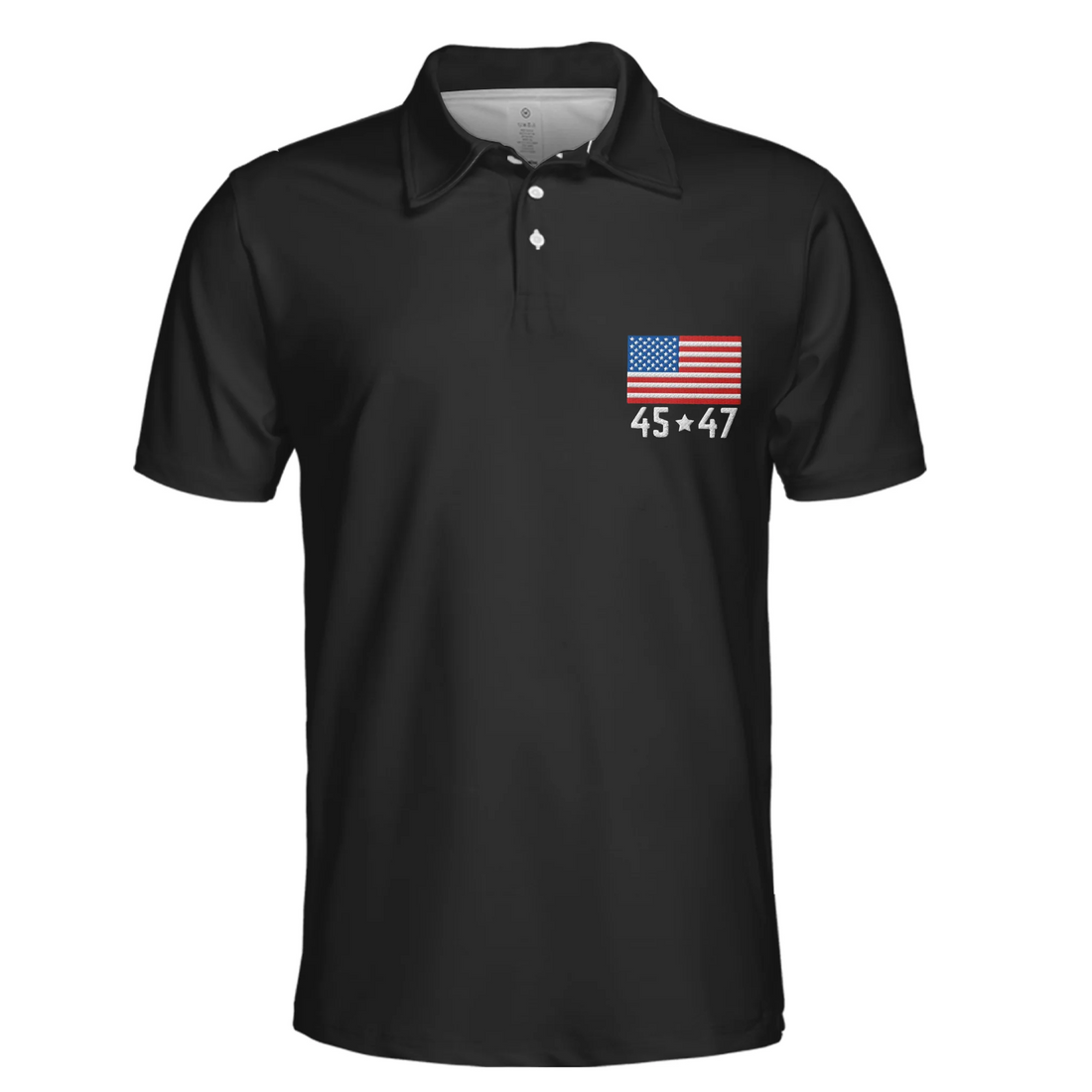 The Brave One Who Never Gave In Polo Shirt, US Patriotic Pride Men's Golf Polo Shirt, Patriotic Golf Shirt