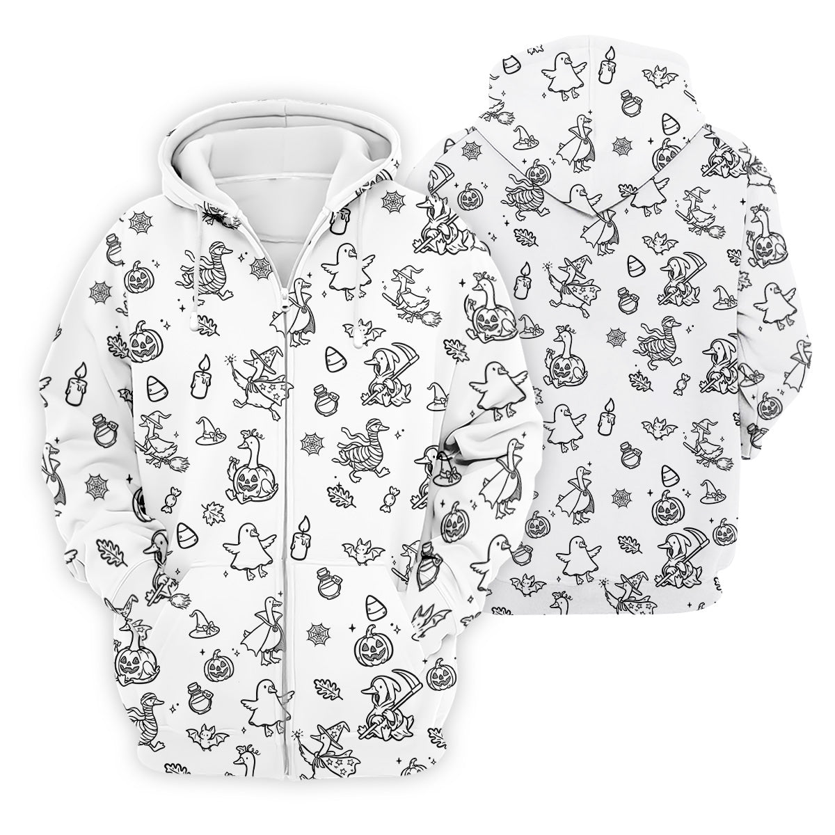 Goose Halloween, Doodle Pattern, Black And White Golf Polo, Mens Funny Golf Shirts, Long Sleeve Golf Shirts, Men Golf Polo