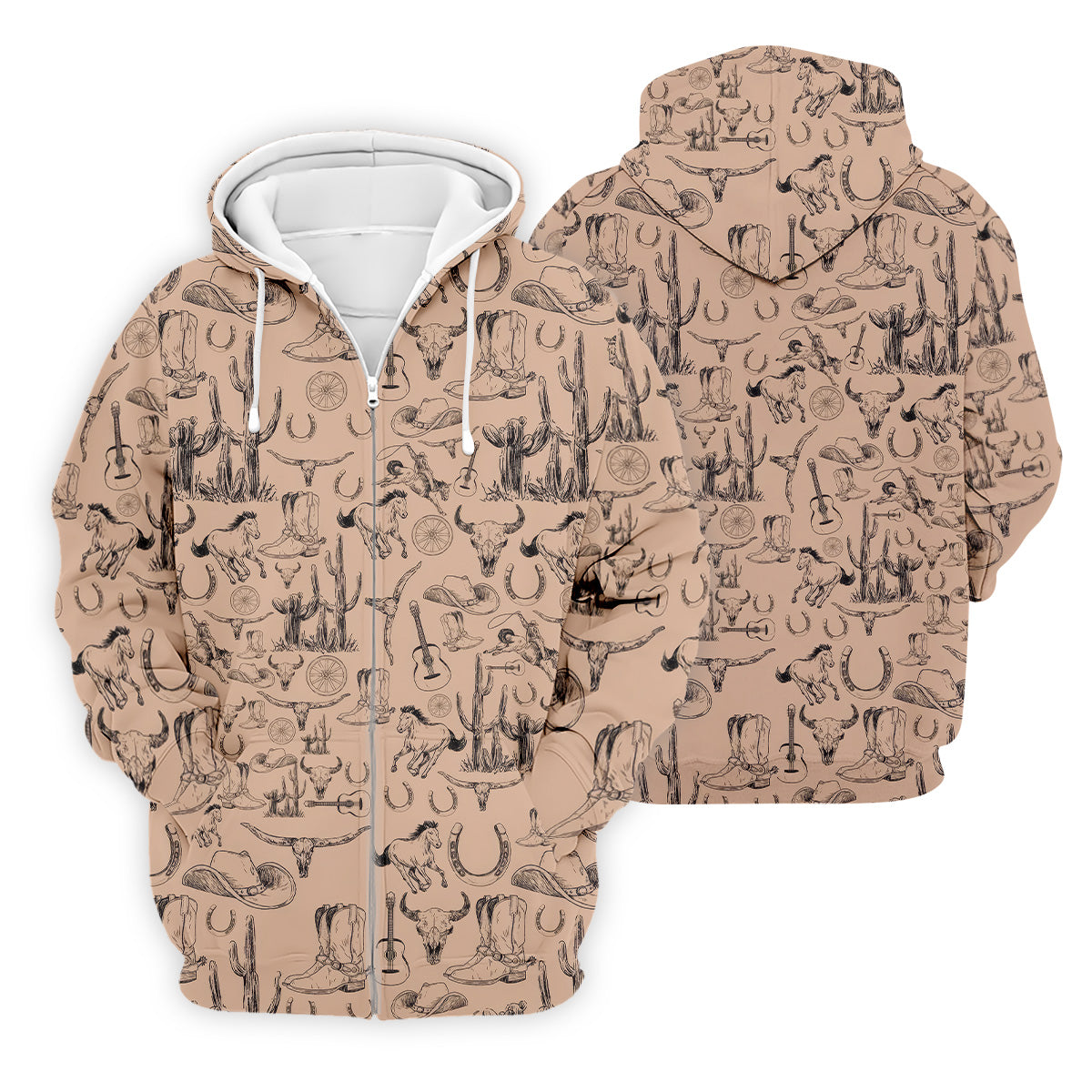 Brown Toile Western Golf Shirt, Mens Golf Polo Shirts, Golf Accessories For Men, Polo For Men