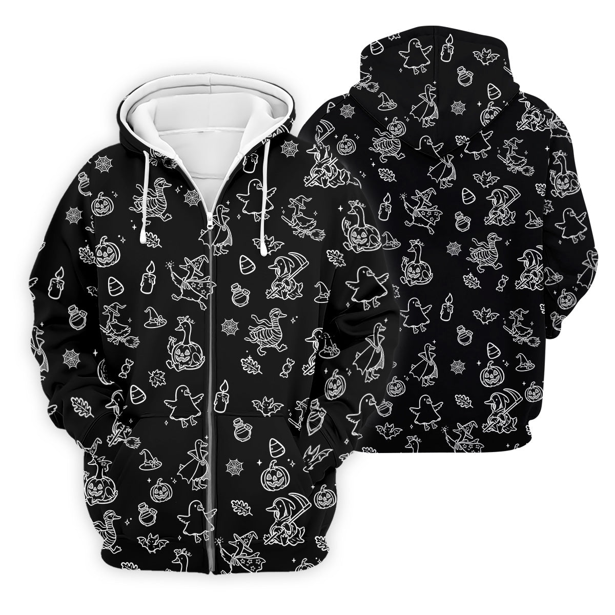 Goose Halloween, Doodle Pattern, Black Golf Polo, Mens Funny Golf Shirts, Long Sleeve Golf Shirts, Men Golf Polo