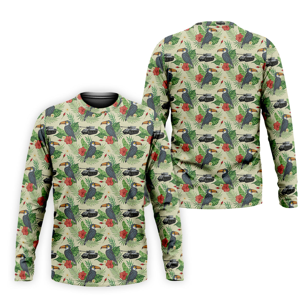 Tropical Toucan Golf Polo Shirts, Golfing Apparel, Men Golf Gift, Funny Golf Shirt, Tropical Shirt