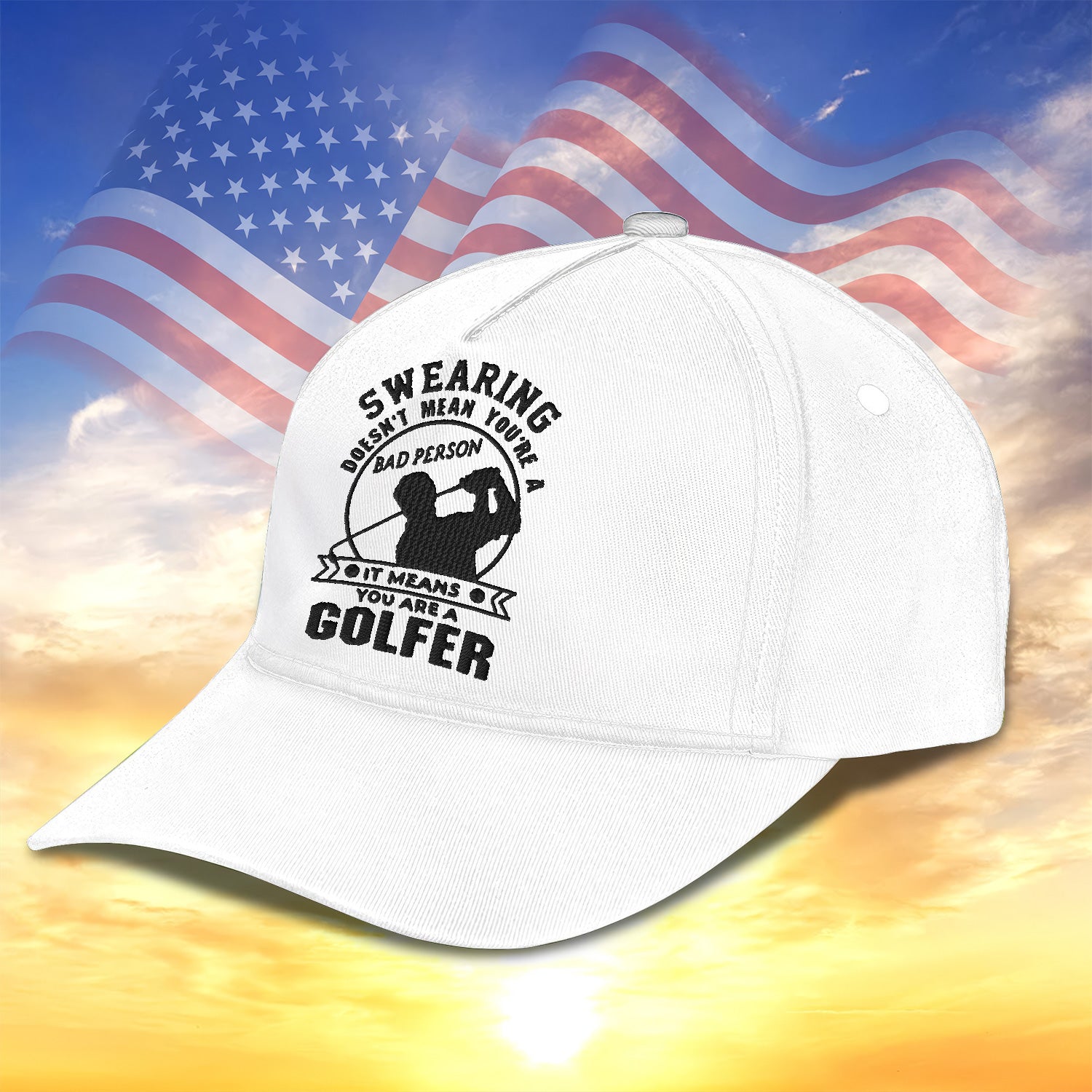 You Are A Golfer Embroidered Baseball Cap, Golf Hat, Dad Golf Gift