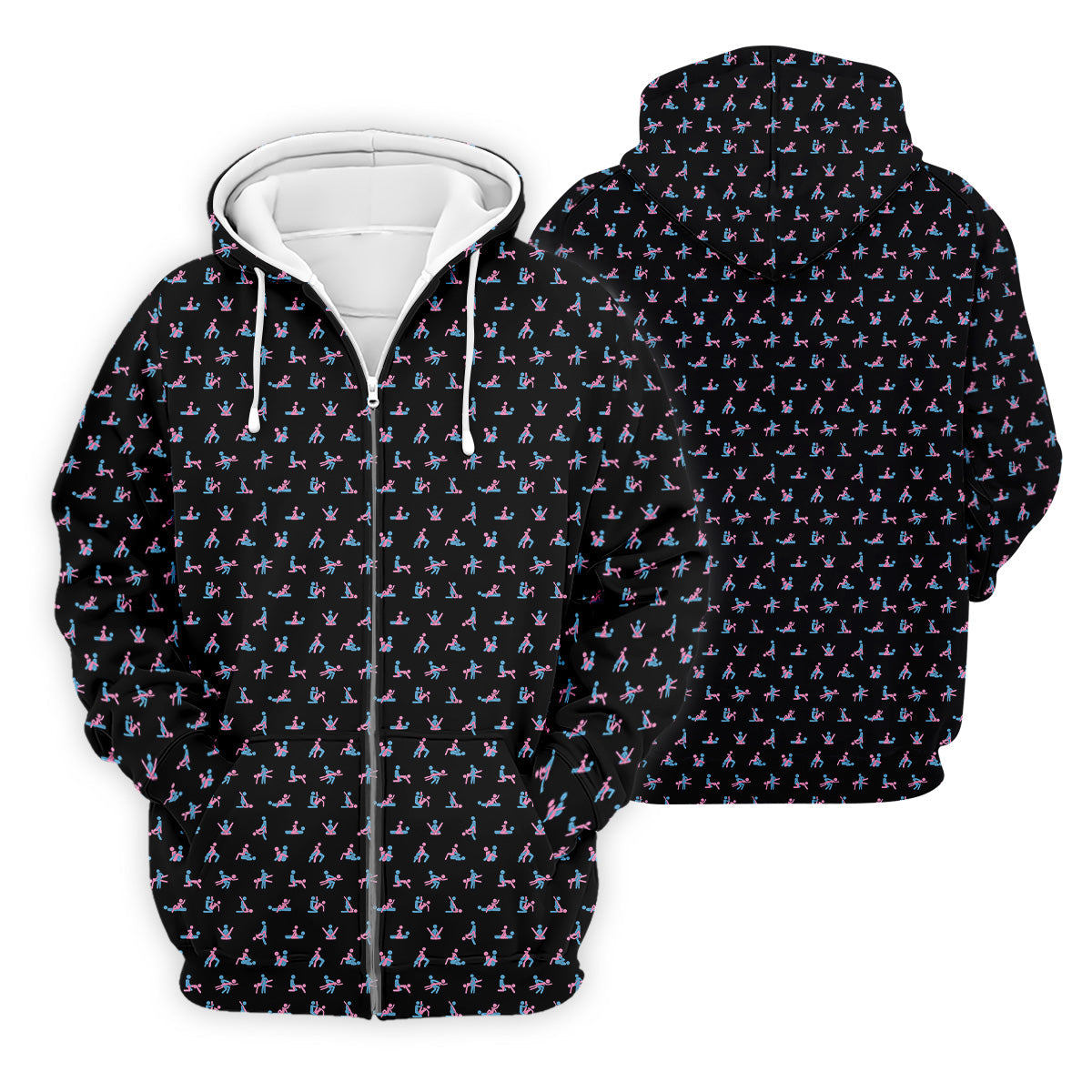 Funny Stick Figure Men's Golf Polo Shirt, Funny Position Golf Polo, Fun Men Golf Shirts, Golf Gift For Him