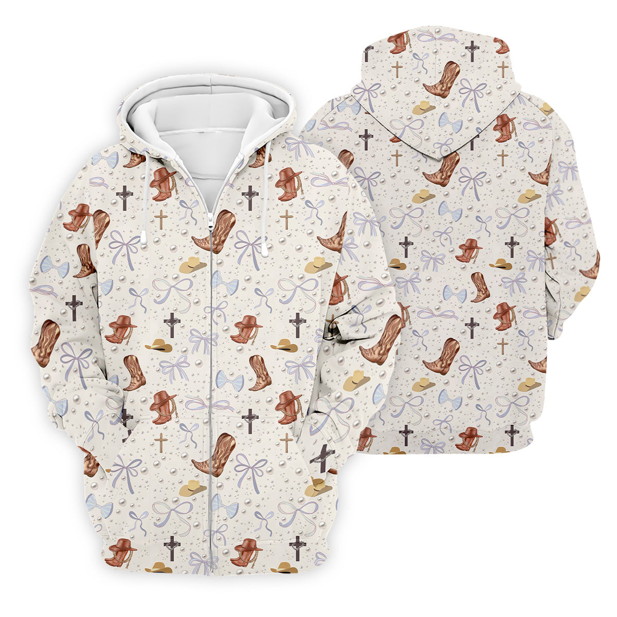 Coquette Pattern Western Golf Shirt, Fun Golf Shirts For Men, Men's Golf Polo, Golfing Apparel