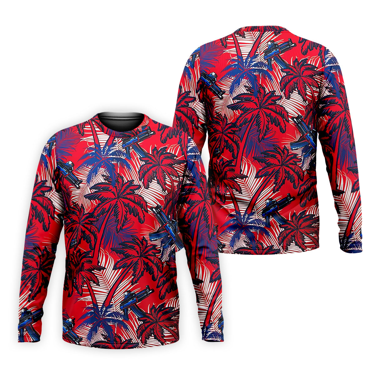 Tropical Sunset Mens Golf Polo Shirt, Mens Goft Shirt, Christmas Golf Gift