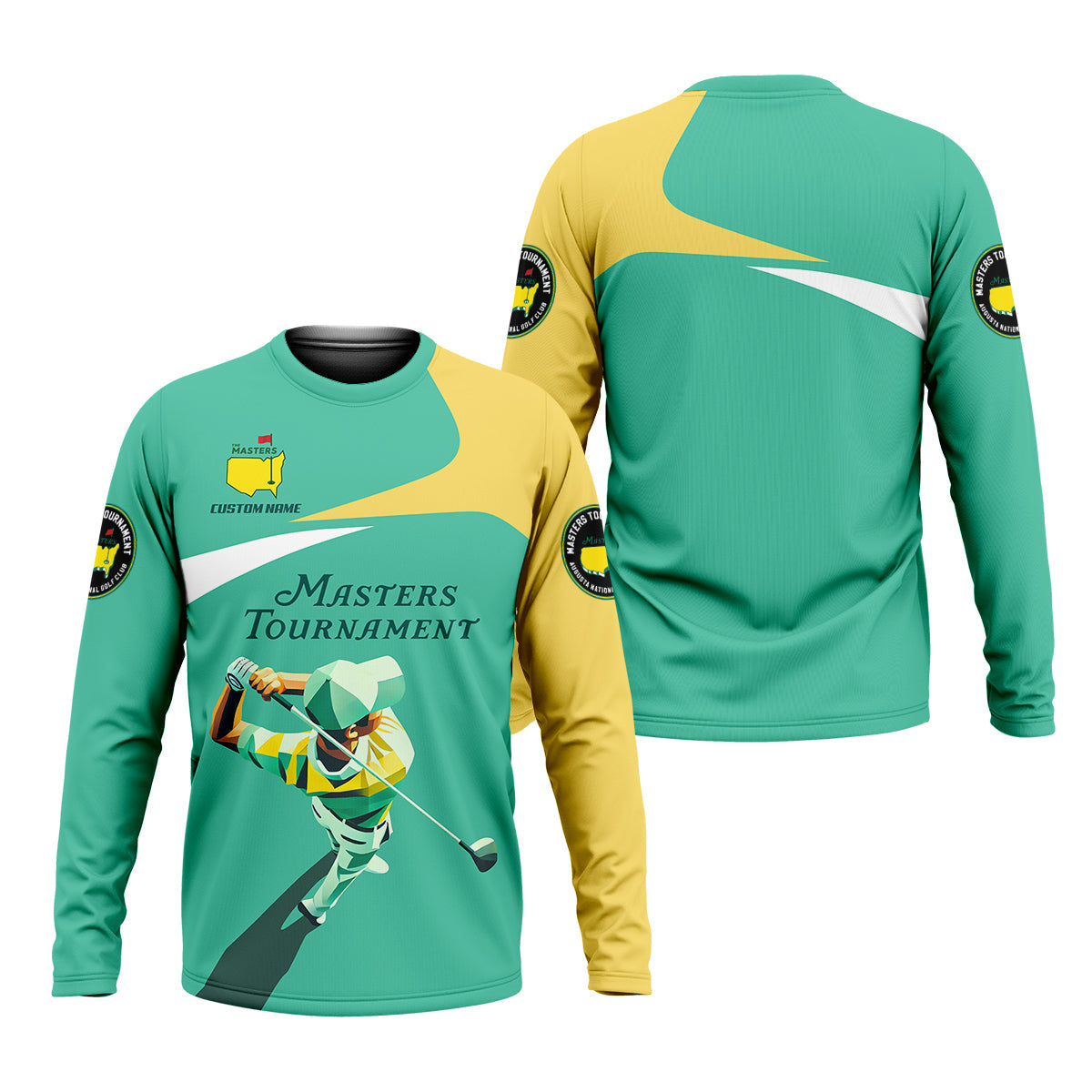 Master Tournament Custom Men's Golf Polo Shirt, Golf Gifts For Dad