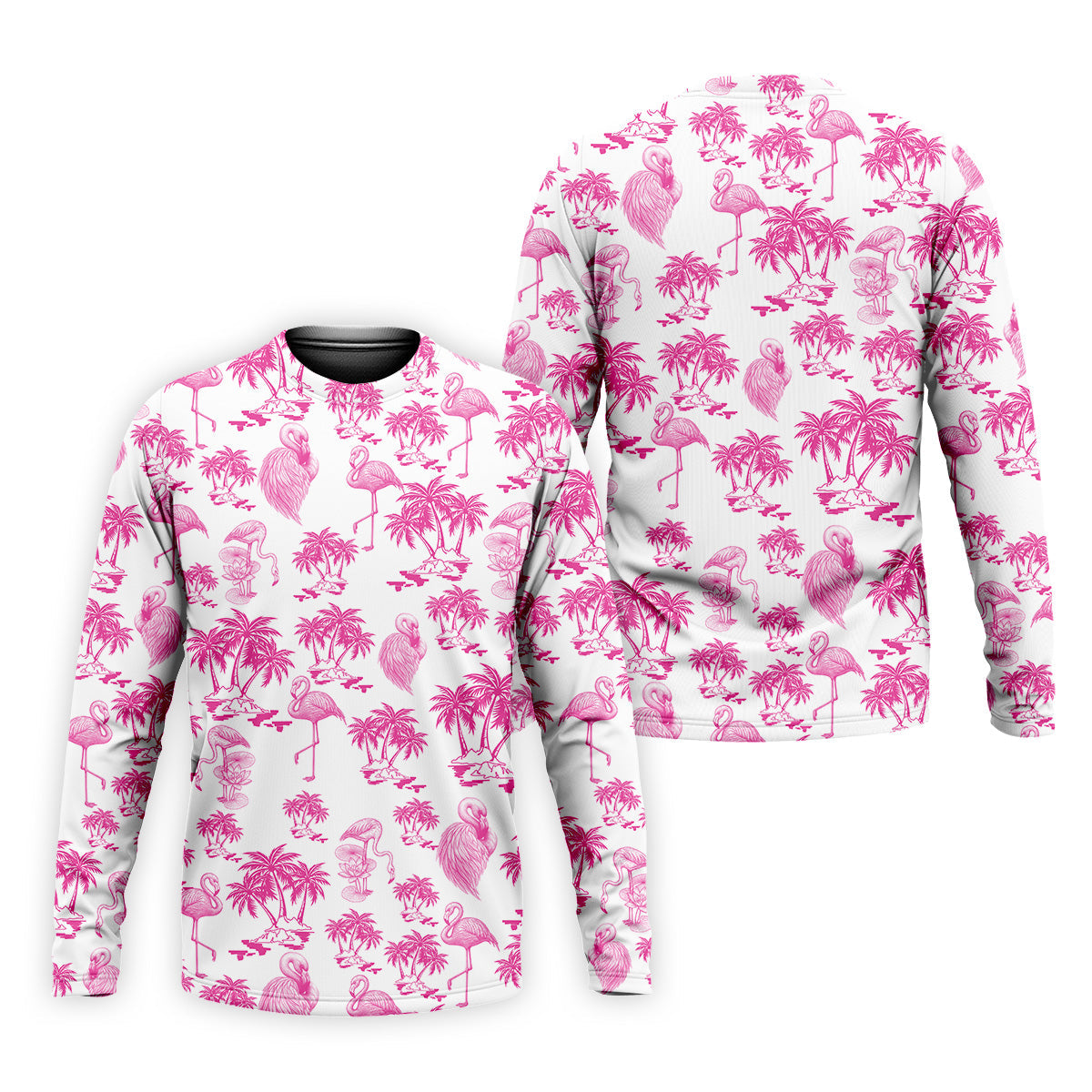 Funny Flamingo Coconut Men Polo Shirt, Fun Golf Polos For Men, Golf Shirts, Dad Golf Gift, Polo Golf