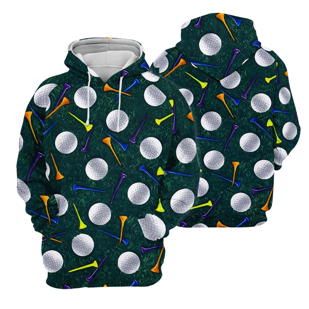 Golf Balls Men's Golf Polo Shirt, Funny Golf Shirt, Gifts For Golfer
