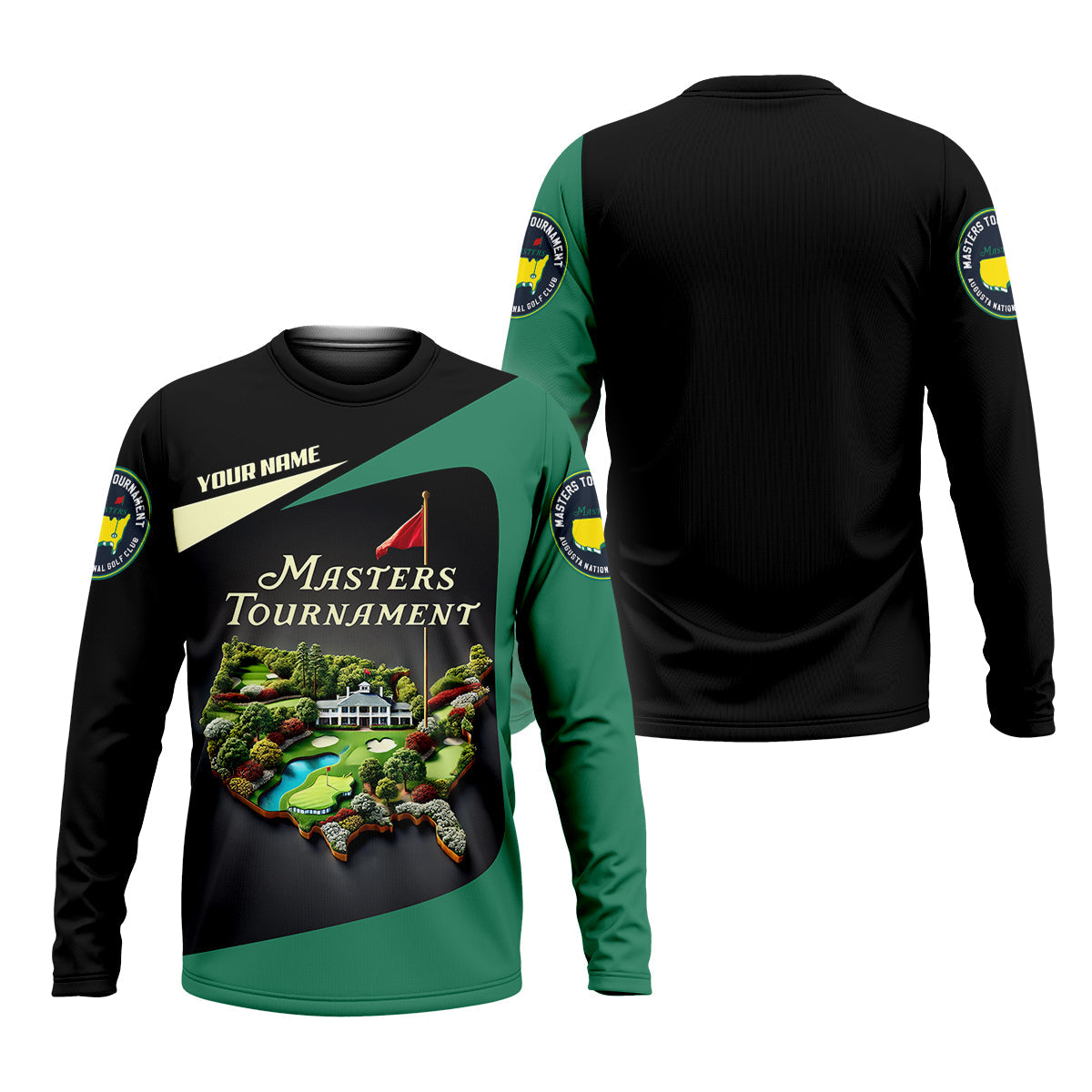 Custom Augusta Golf National Master Golf Polo Shirt, Golfing Apparel, Mens Golf Gift