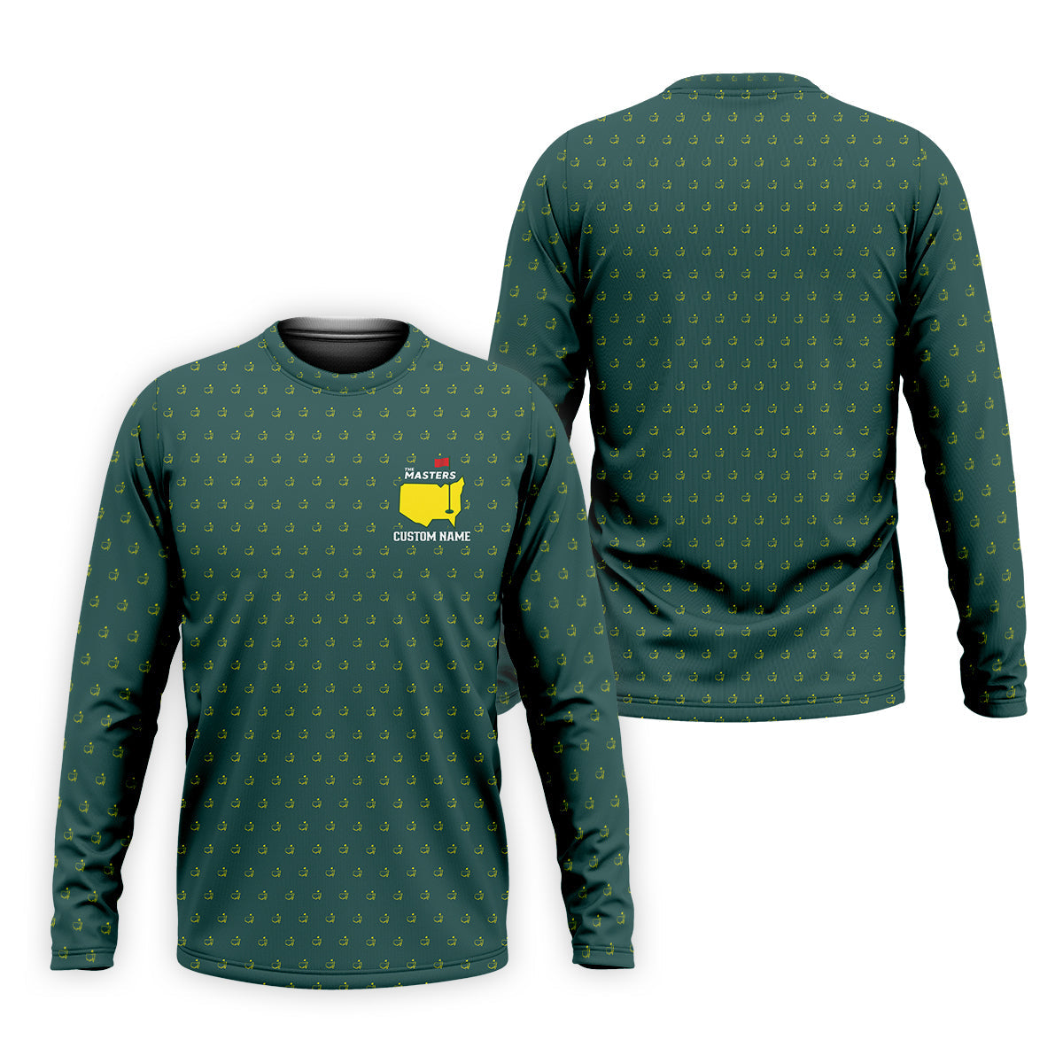 Masters Tournament Augusta Custom Funny Golf Polo Shirt, Christmas Golf Gift