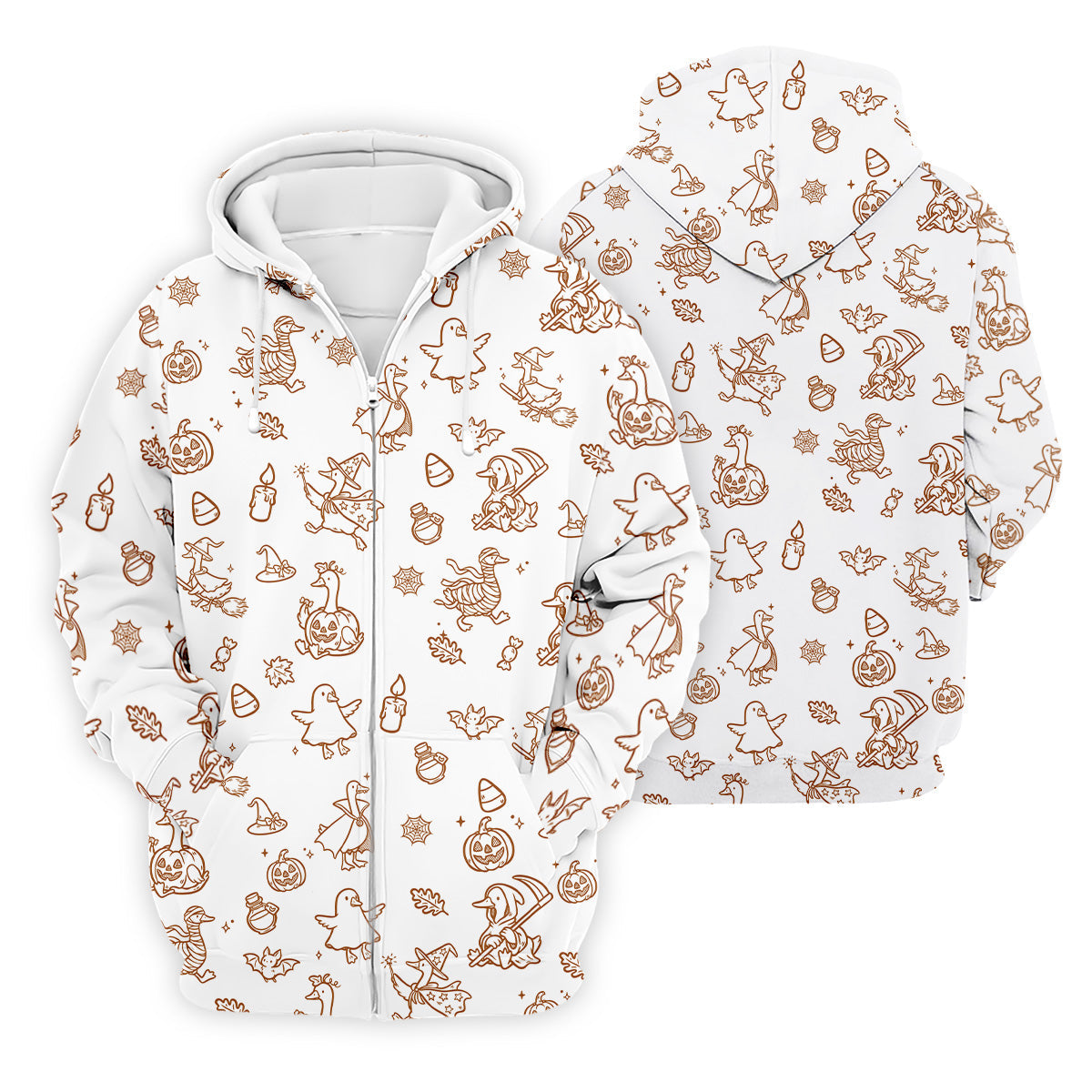 Goose Halloween, Doodle Pattern, White Golf Shirt, Mens Funny Golf Shirts, Long Sleeve Golf Shirts, Men Golf Polo