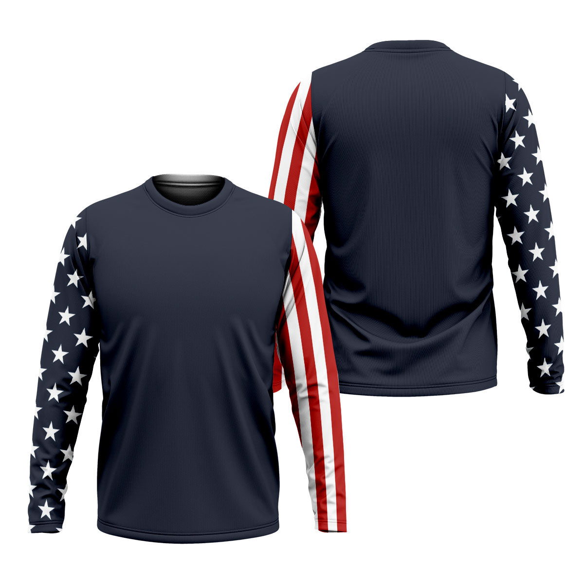 American Flag Golf Polo Shirt, Mens Golf Gift, Patriotic Golf Shirt