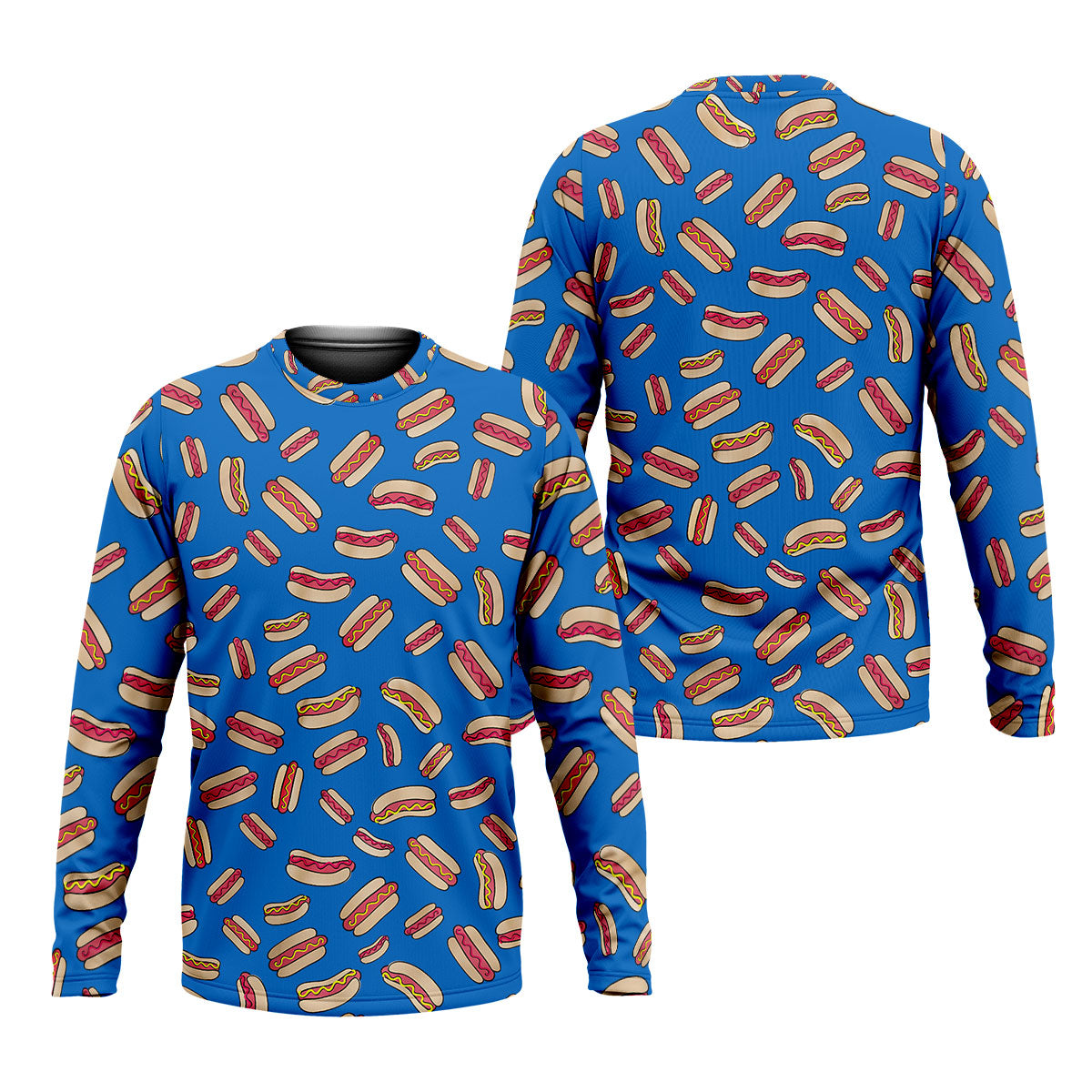 Men's Golf Polo Shirt, Hotdog Funny Golf Shirt, Dad Golf Gift