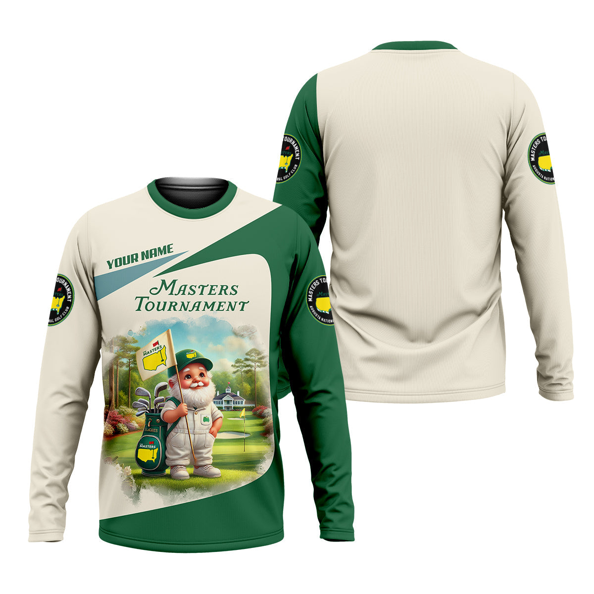 Masters Tournament Augusta Golf Custom Men's Golf Polo Shirt, Funny Gift For Golfer