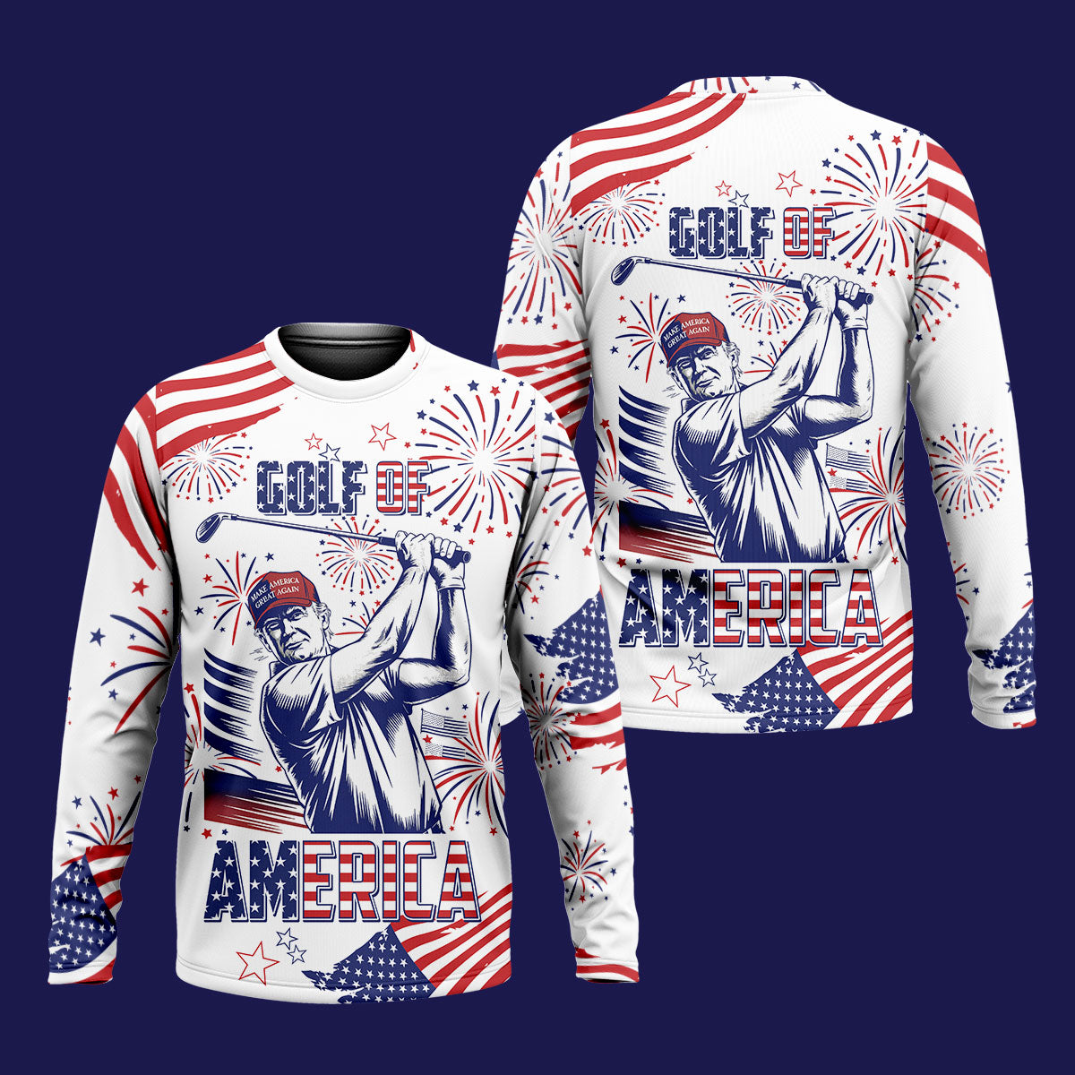 Golf Of America Golf Polos For Men, Funny Golf Shirt, Mens Golf Gift, Gift For Golfers, Golf Presents For Dad