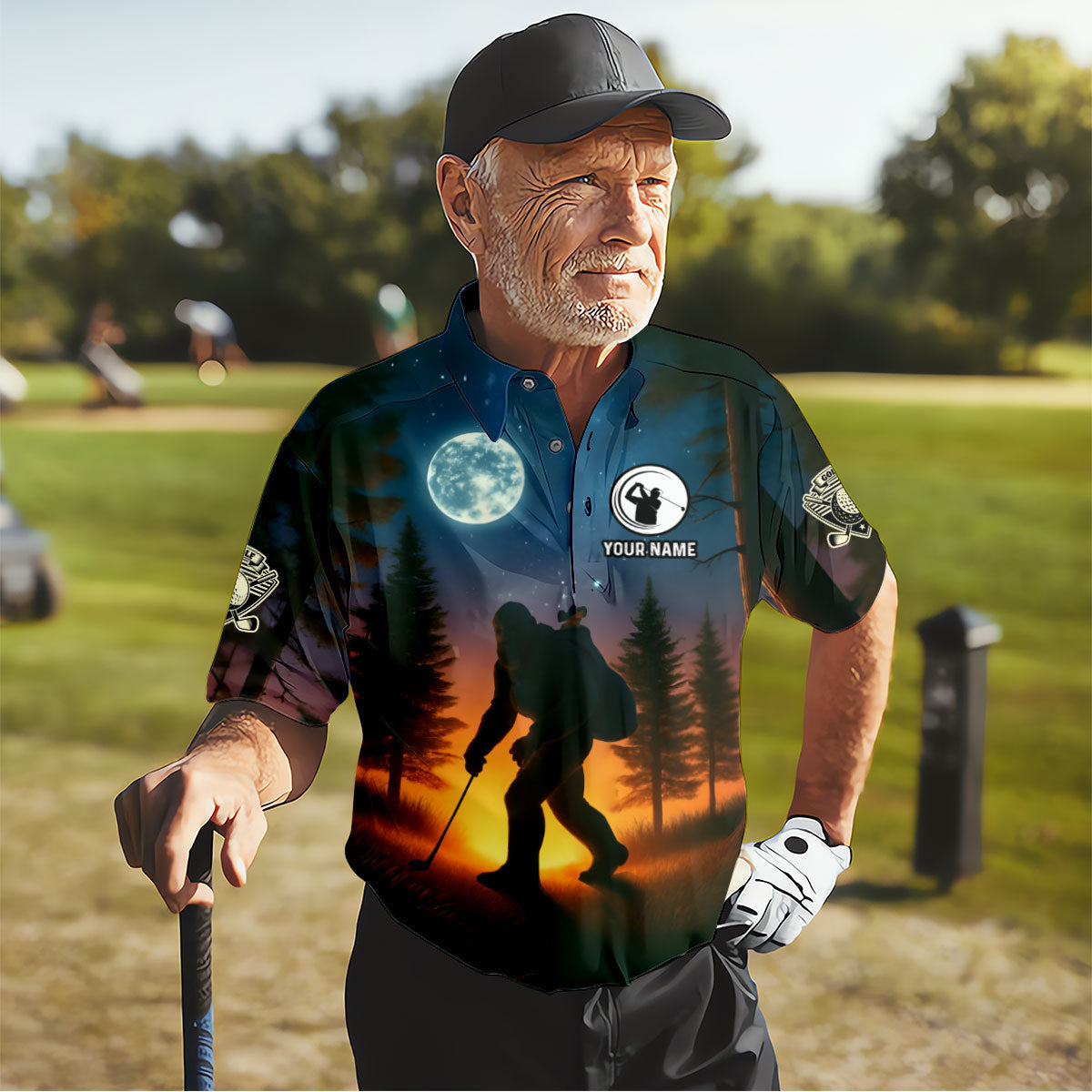 Not All Who Wander Are Lost Some Are Looking For Golf Balls Mens Funny Golf Shirts, Customized Golf Polos