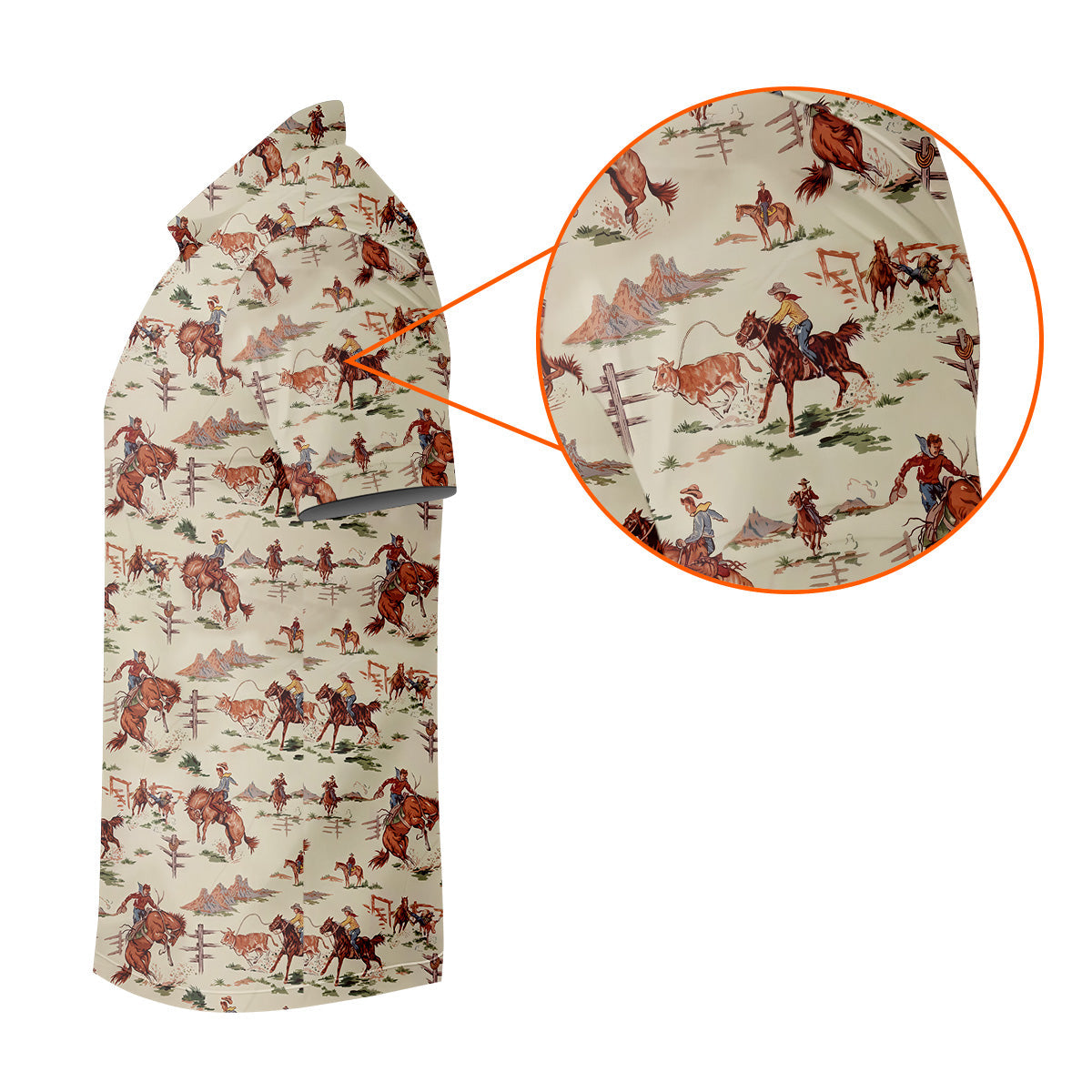 The Way Of The West Western Golf Shirt, Fun Golf Shirts For Men, Men's Golf Polo, Golfing Apparel