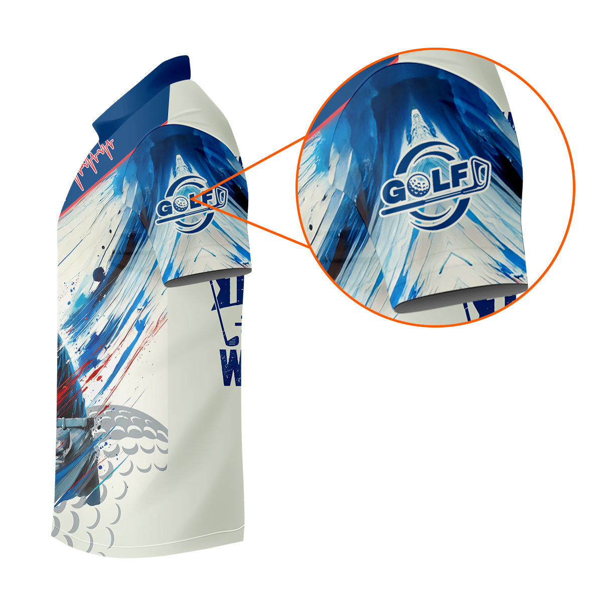 It Takes A Lot Of Balls To Golf The Way I Do Custom Men's Golf Polo Shirt, Mens Golf Gift, Mens Golf Shirt