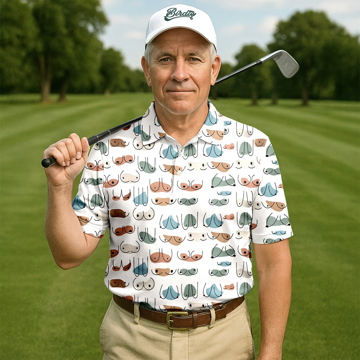 Boob Golf Shirt, Fun Golf Shirt, Golf T-Shirts Funny, Matching Golf Shirts, Golf Shirts For Men