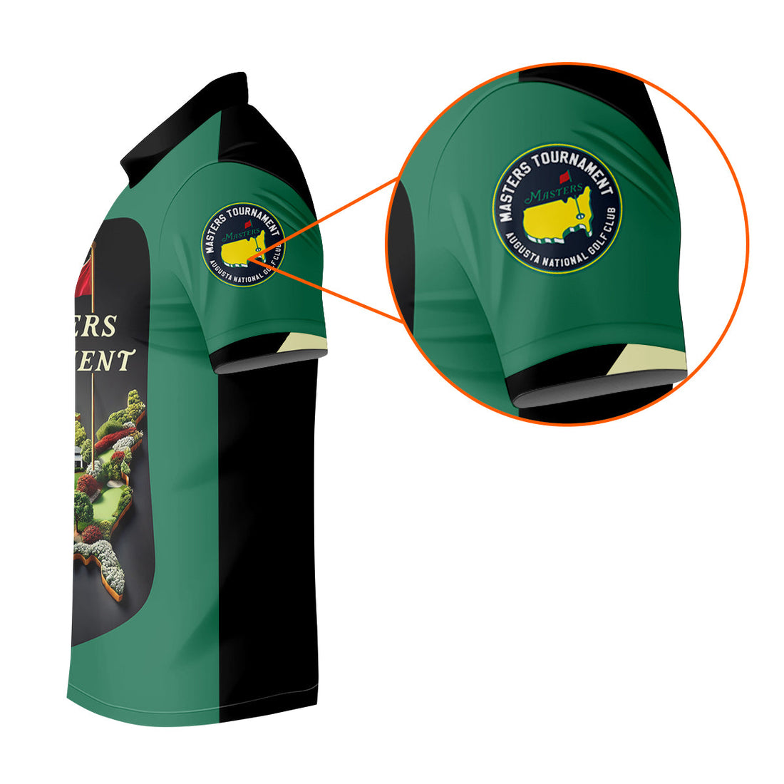 Custom Augusta Golf National Master Golf Polo Shirt, Golfing Apparel, Mens Golf Gift