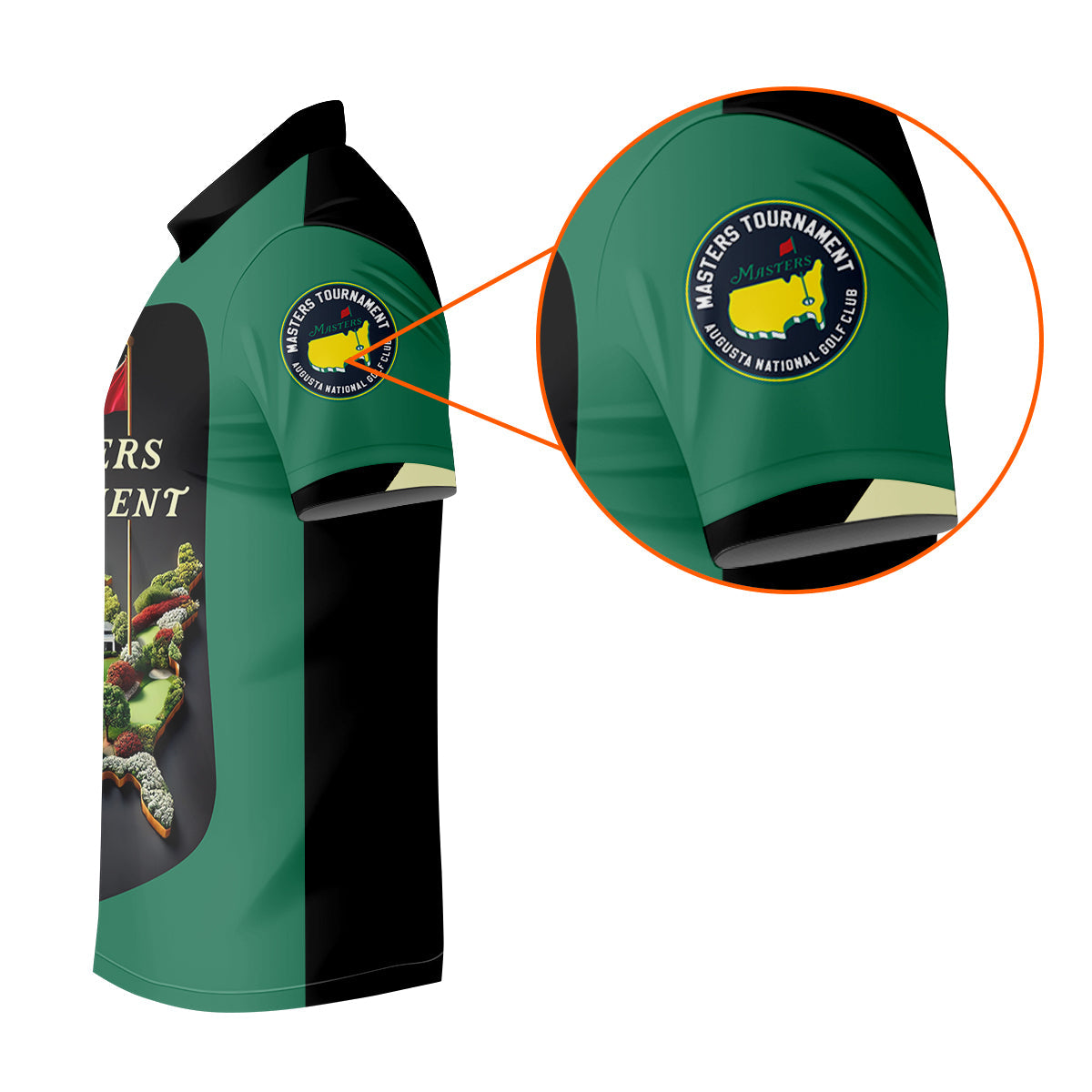 Custom Augusta Golf National Master Golf Polo Shirt, Golfing Apparel, Mens Golf Gift