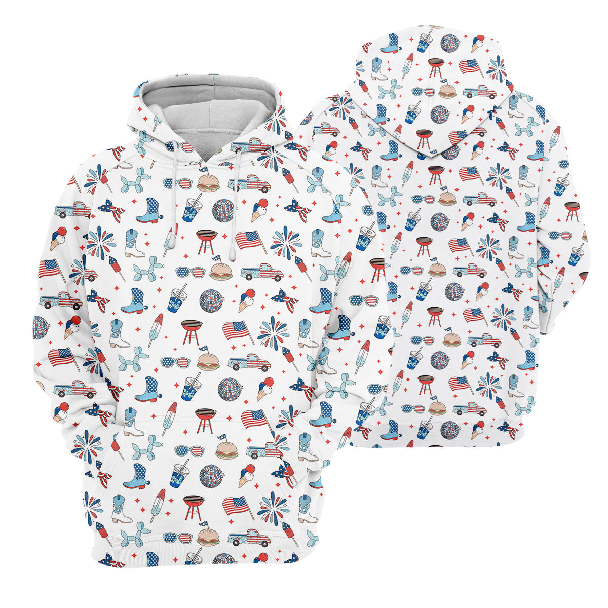 Red White and Blue Womens Golf Polo Shirt, Women's 4th Of July Shirts, Custom Ladies Golf Shirt