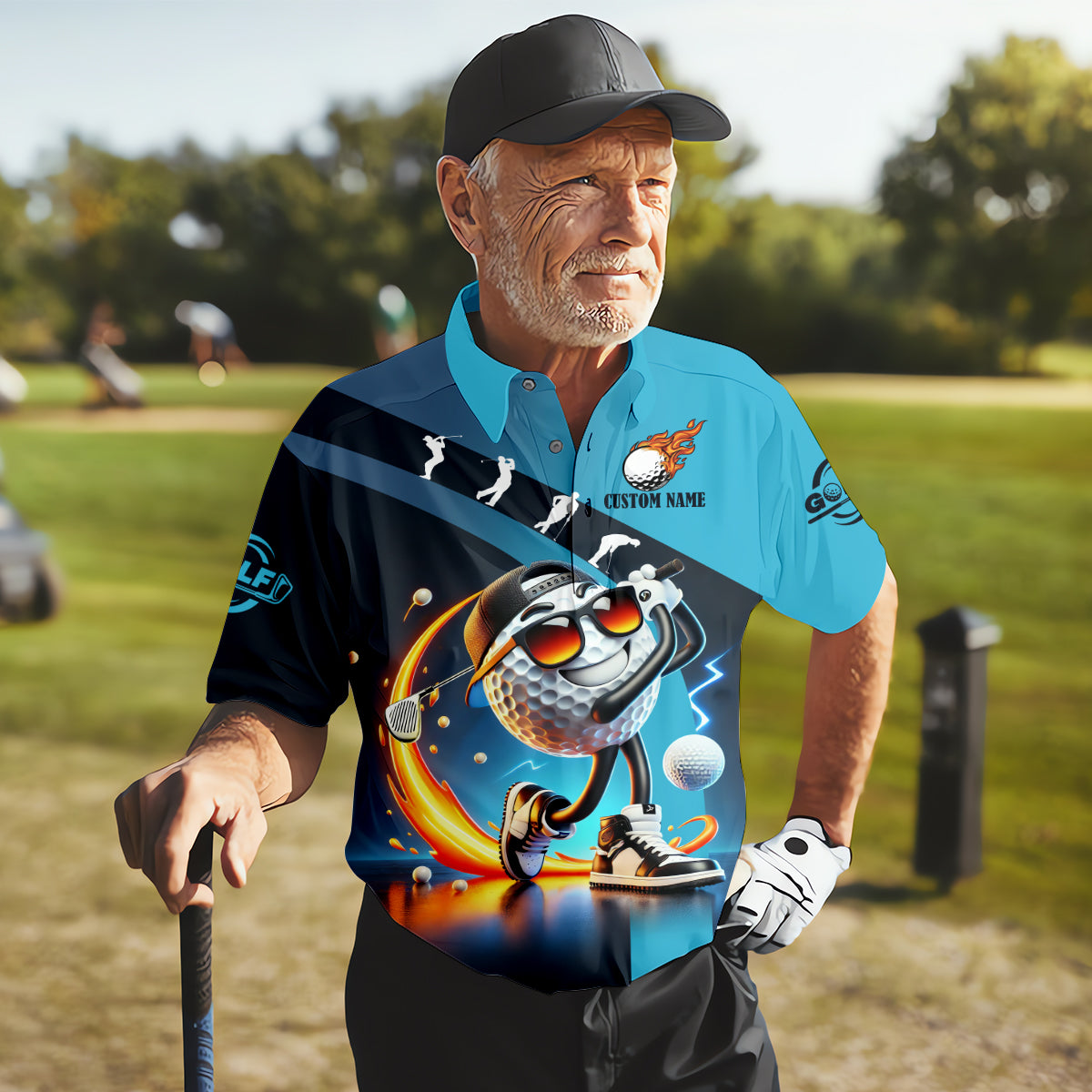 Things I Do In My Spare Time Custom Funny Golf Polo Shirt, Christmas Golf Gift