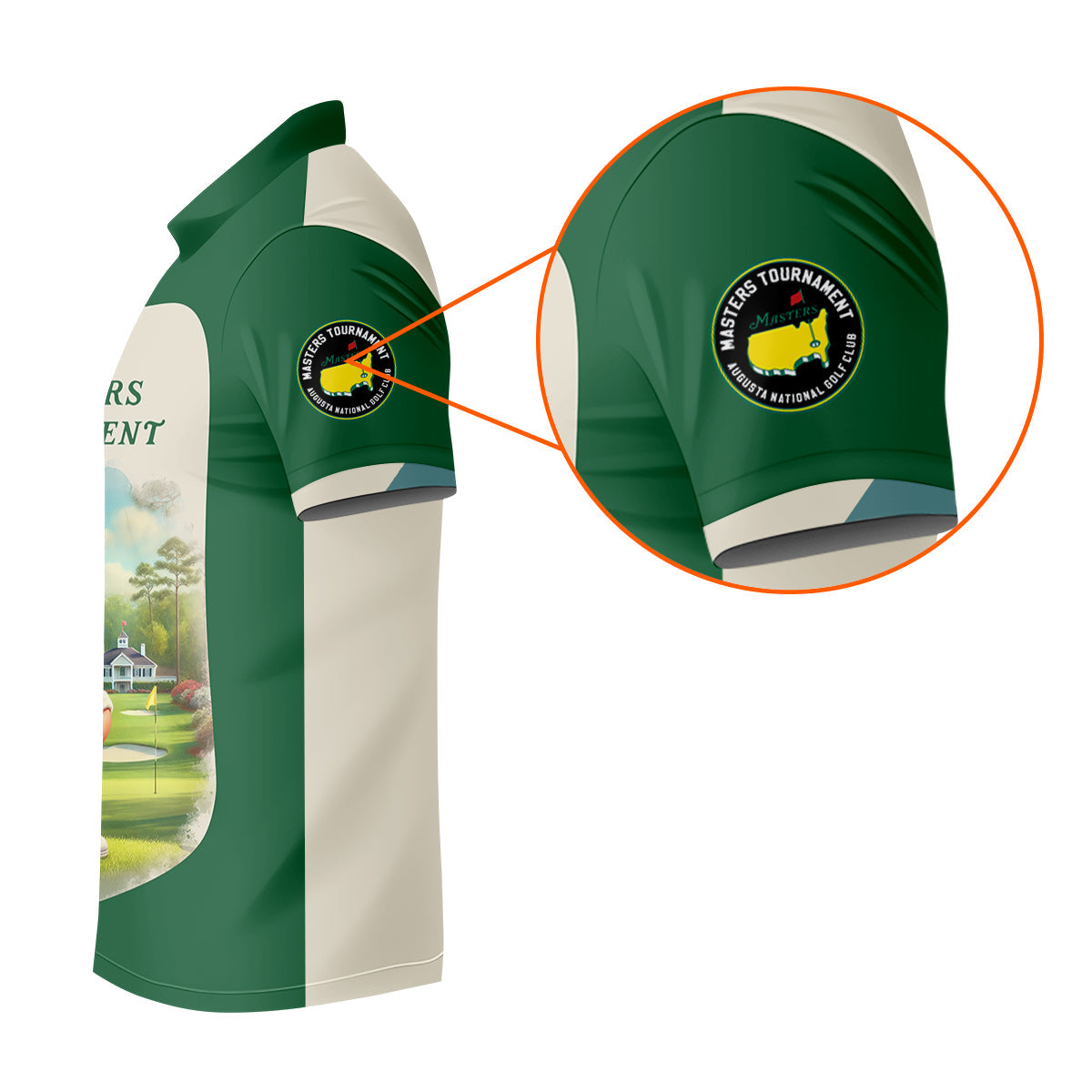 Masters Tournament Augusta Golf Custom Men's Golf Polo Shirt, Funny Gift For Golfer