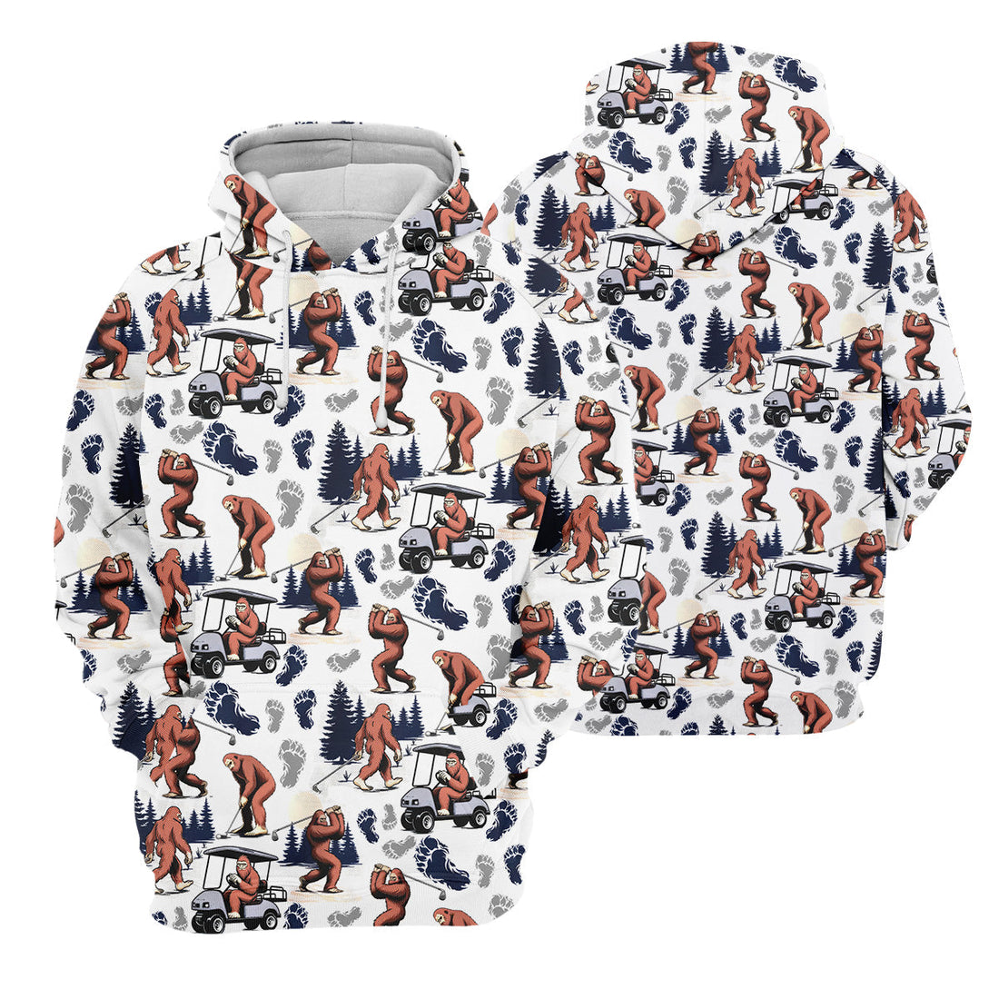 Sasquatch Golf Shirt, Bigfoot Shirt, Fun Womens Golf Shirts, Matching Golf Shirts, Ladies Golf Shirts