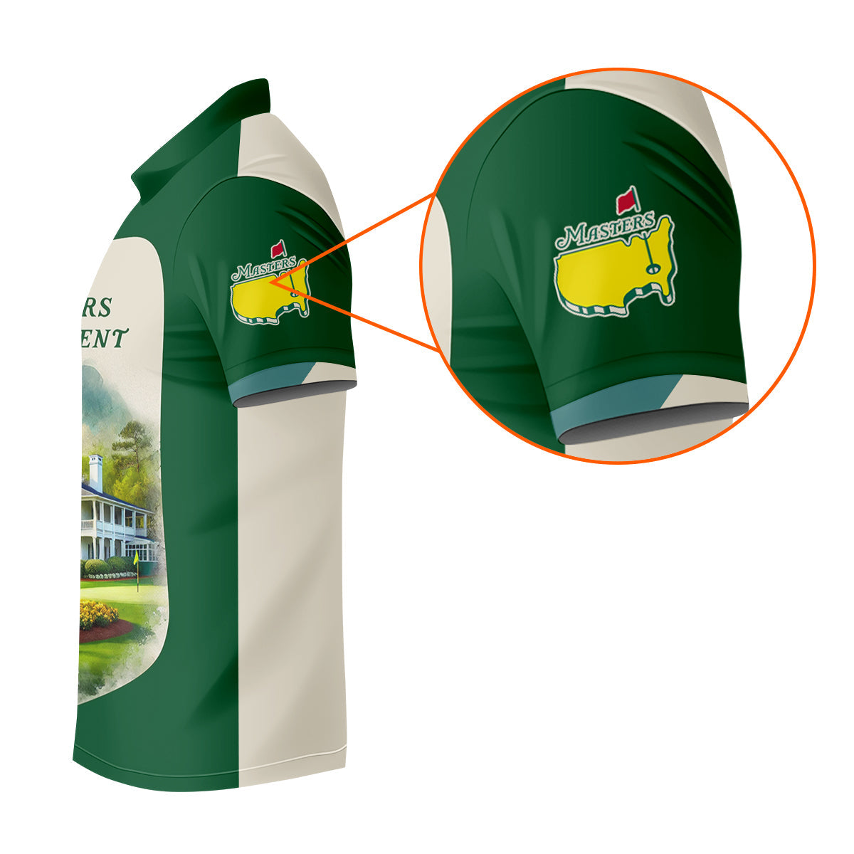 Masters Tournament Augusta Golf Course Customize Mens Golf Polo Shirt, Golfing Apparel, Funny Golf Shirt