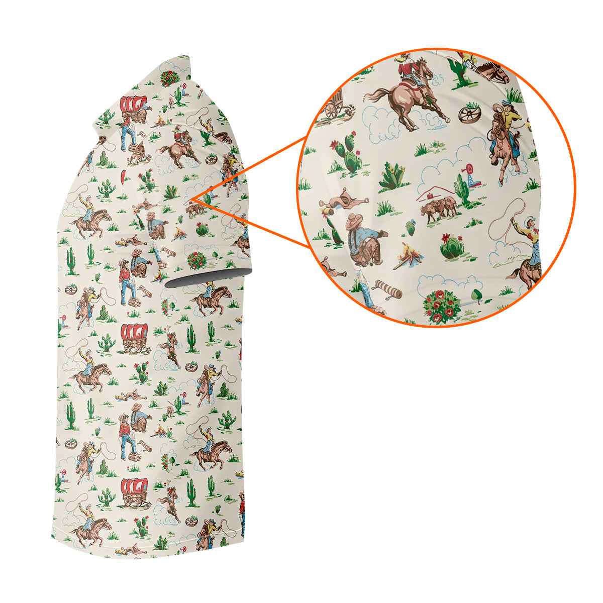 Cowboy Western White Polo Shirt Mens, Cute Golf Outfit, Matching Golf Shirt, Men's Golf Polo