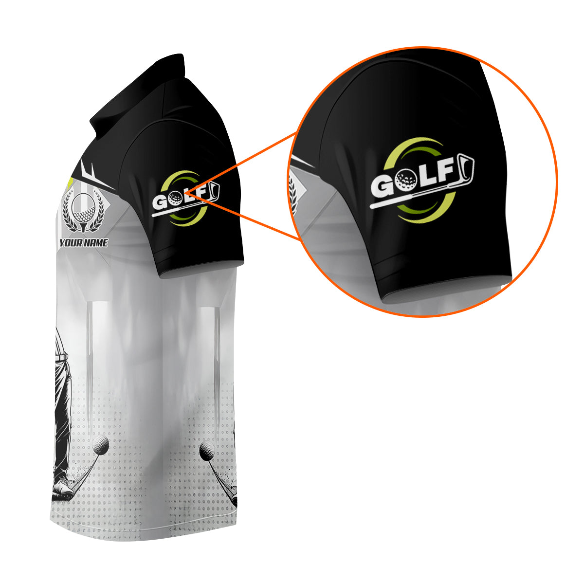 Pro Swing Men's Golf Polo Shirt, Golfers Gift, Mens Golf Gift