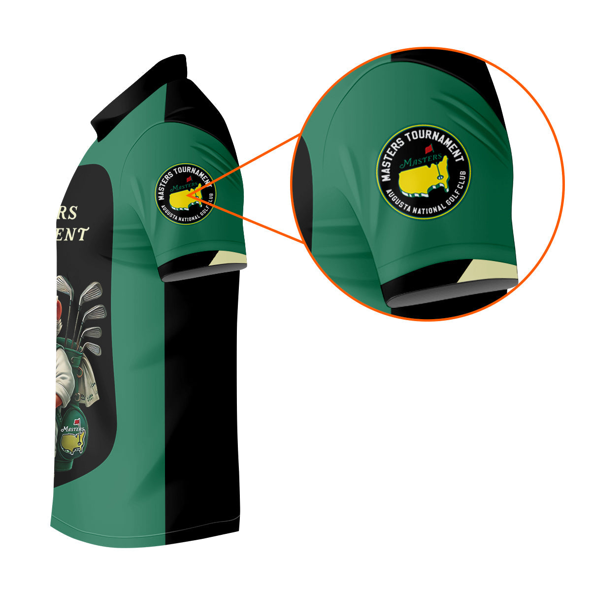 Masters Gnomes Custom Mens Golf Polo Shirt, Master Tournament Shirt, Mens Golf Gift, Funny Golf Shirt