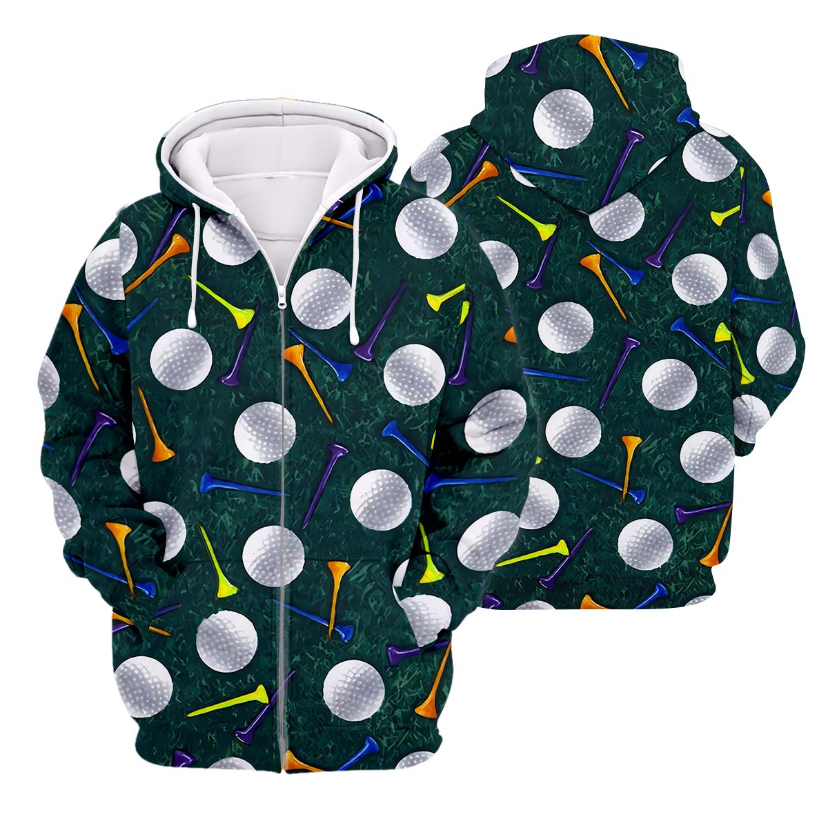 Golf Balls Men's Golf Polo Shirt, Funny Golf Shirt, Gifts For Golfer