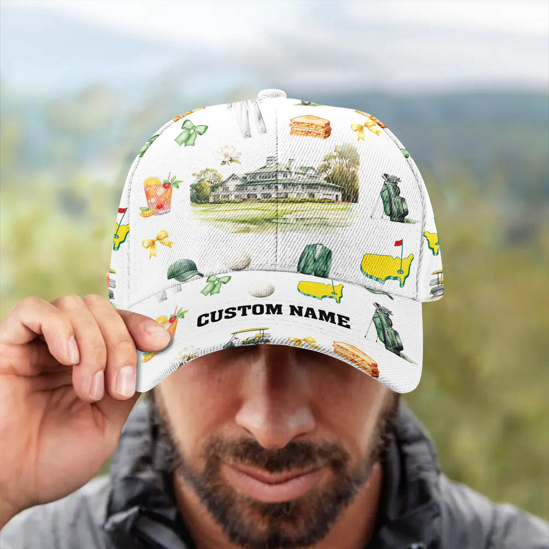 Masters Augusta GA Personalized Golf Cap, Funny Golf Cap, Gift For Golfers