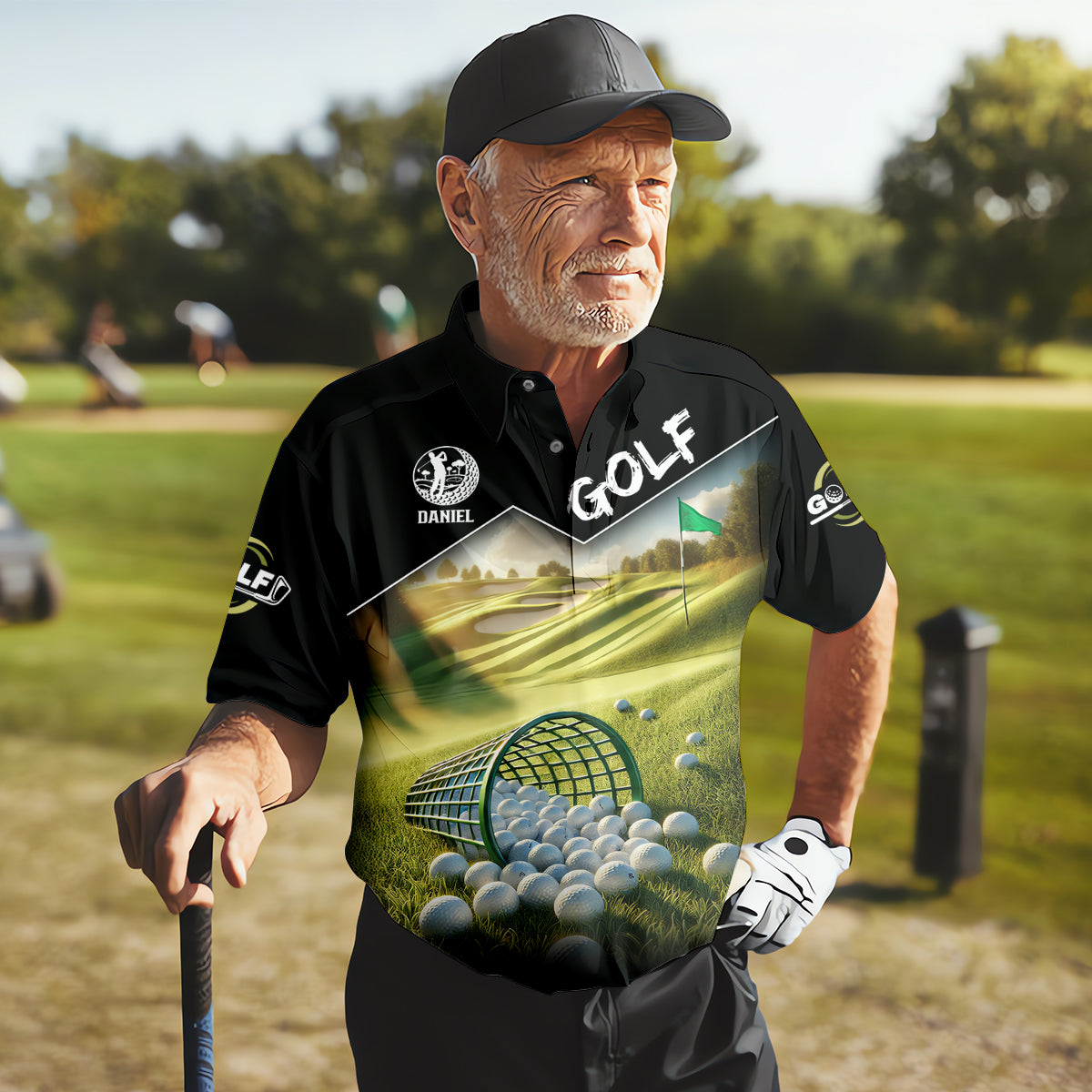 It Takes A Lot Of Balls To Play Golf Like I Do Custom Golf Polo Shirt, Dad Golf Gift, Golf Lover Gifts