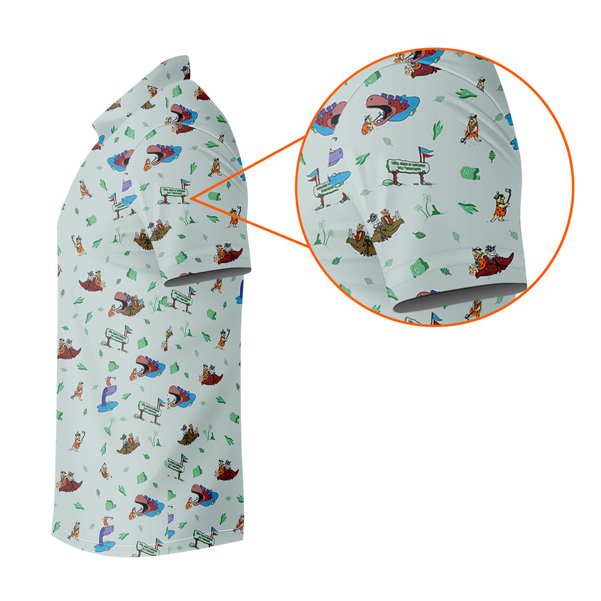 Loyal Order of Dinosaurs' Tourney Men's Golf Polo Shirt, Funny Golf Shirt, Gift For Golfers