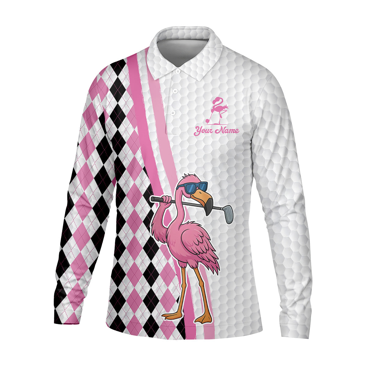 Flamingo Golf Shirt, Argyle Golf Shirt, Golf Gift Ideas For Him, Matching Golf Shirts, Golf Shirts For Men