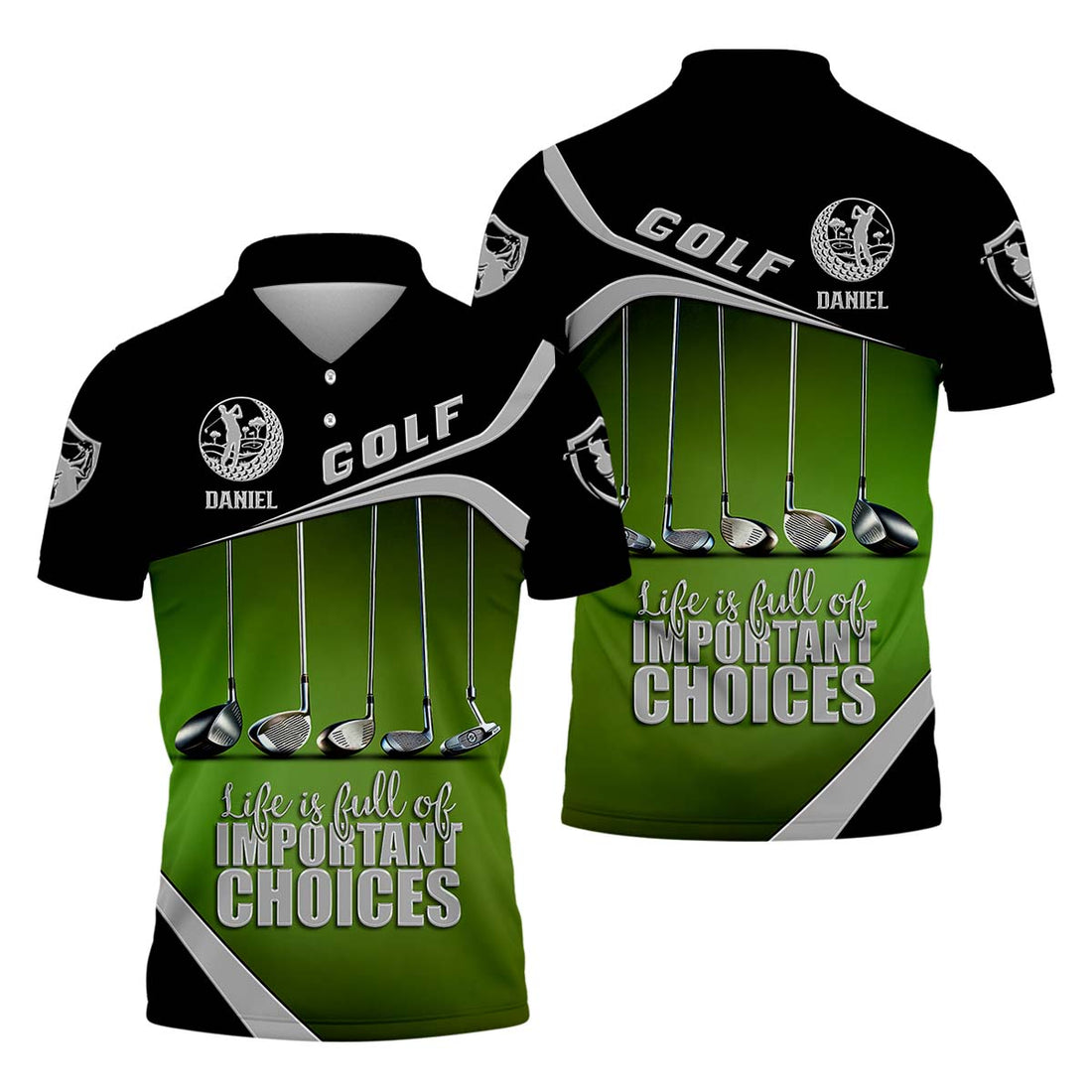 Life Is Full Of Important Choice, Custom Golf Shirt, Personalized Golf Shirt, Unique Gift For Golfer