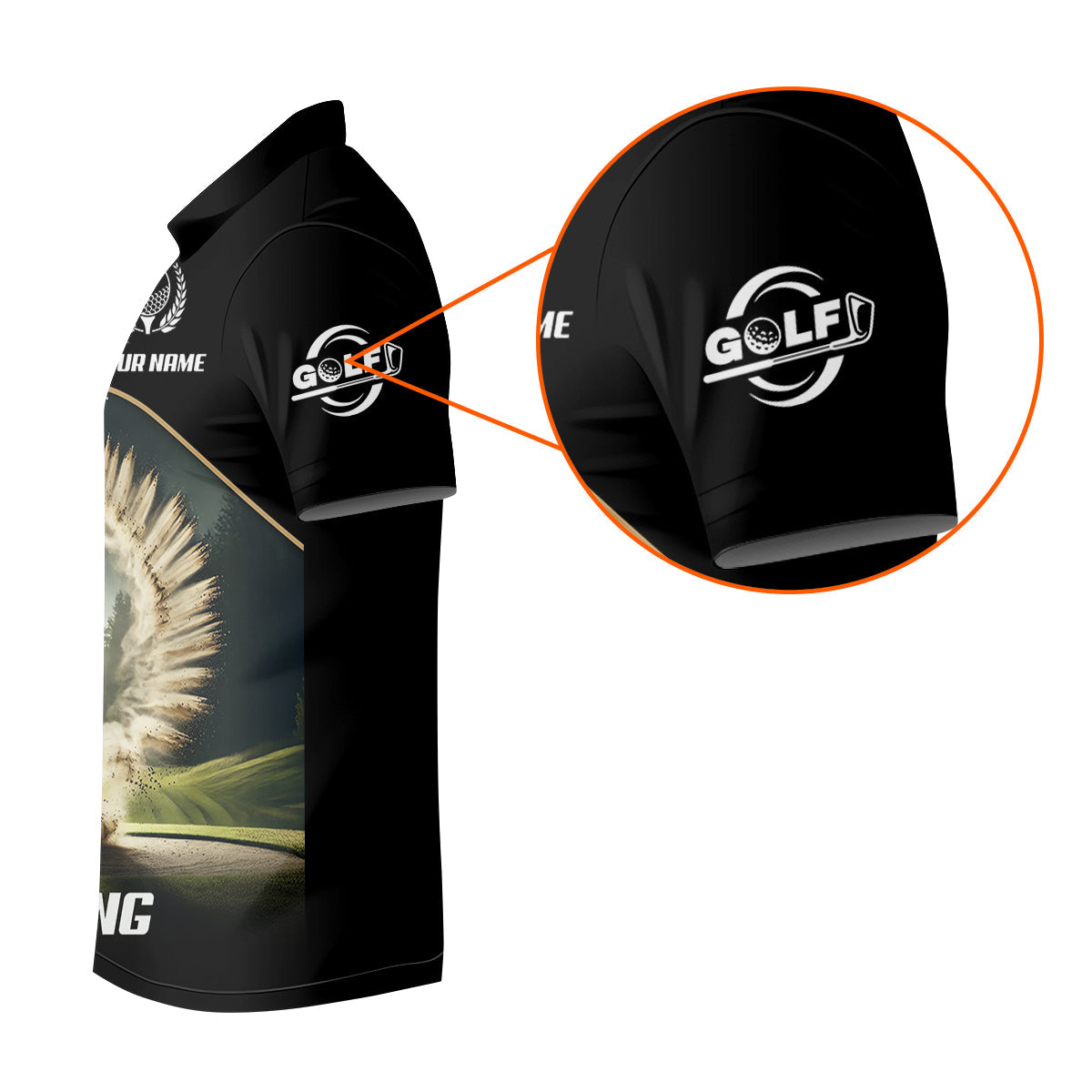 Custom Elite Golfer Golf Polo Shirt, Gift For Golfers, Mens Golf Gift